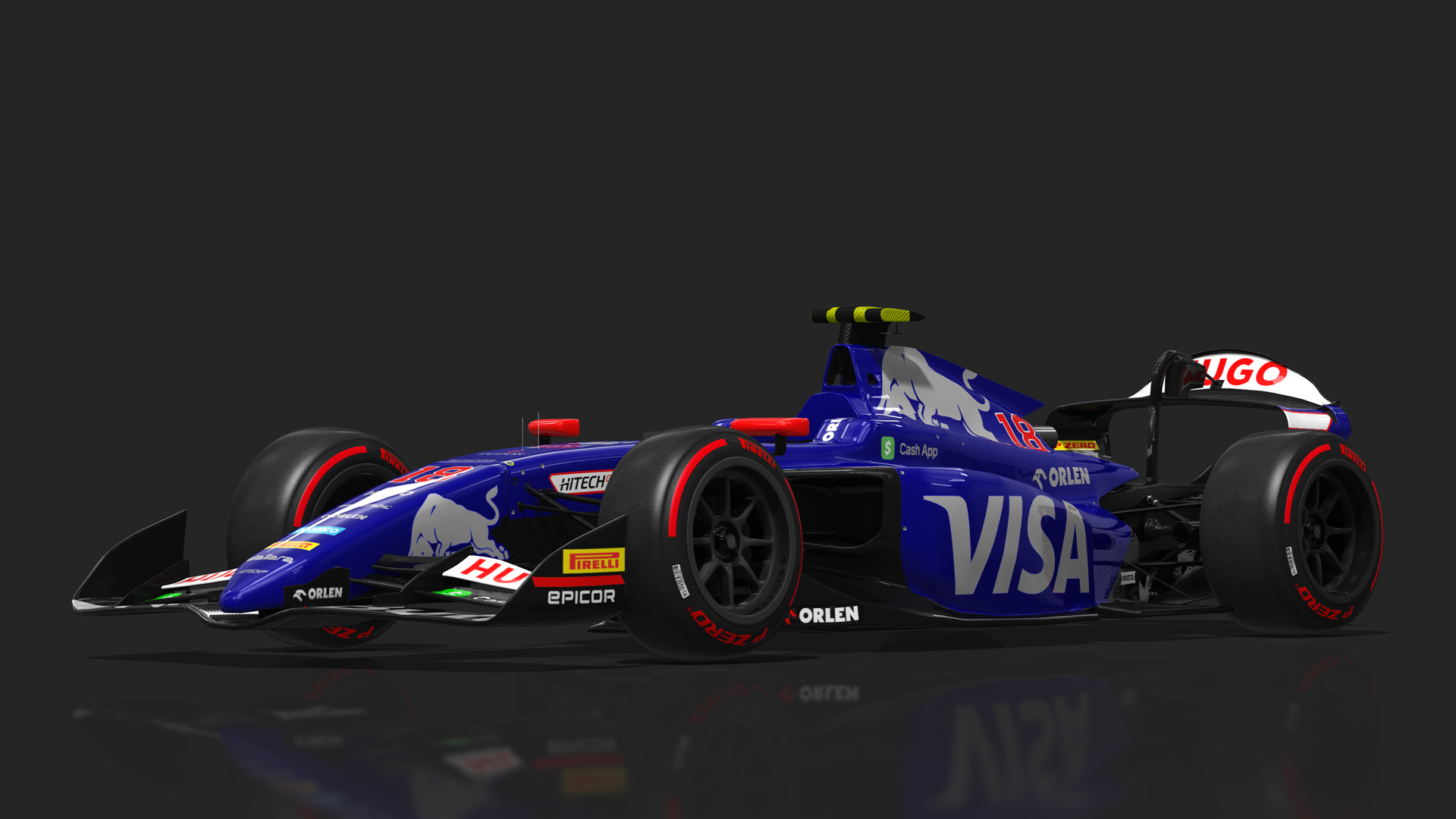 Dallara F2 2024, skin 18_HitechGP_Liam_Lawson