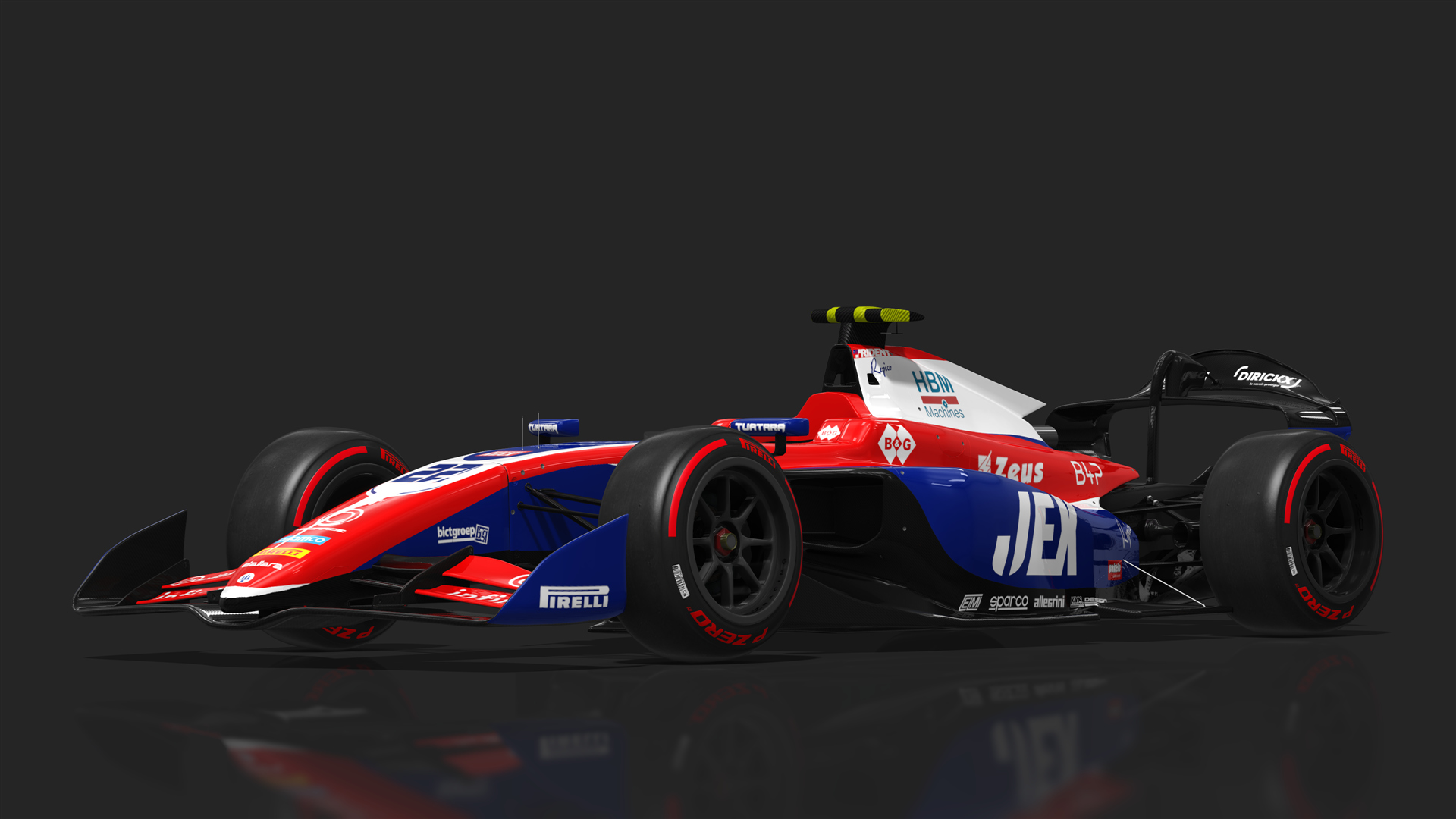 Dallara F2 2024, skin 22_Trident_Richard Verschoor