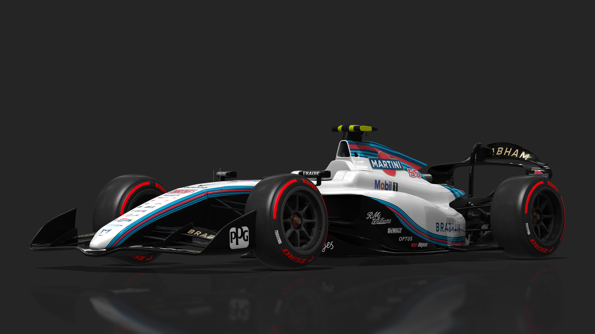 Dallara F2 2024, skin 55_Brabham_Racing_Hoodlum