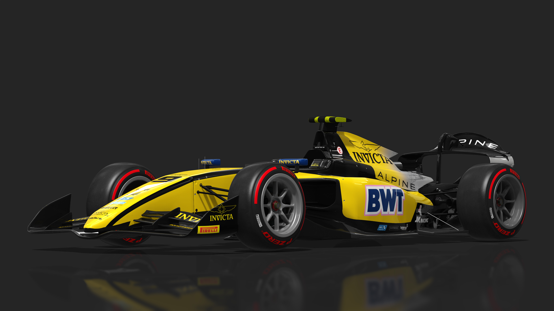 Dallara F2 2024, skin 9_Invicta_Racing_Kush_Maini