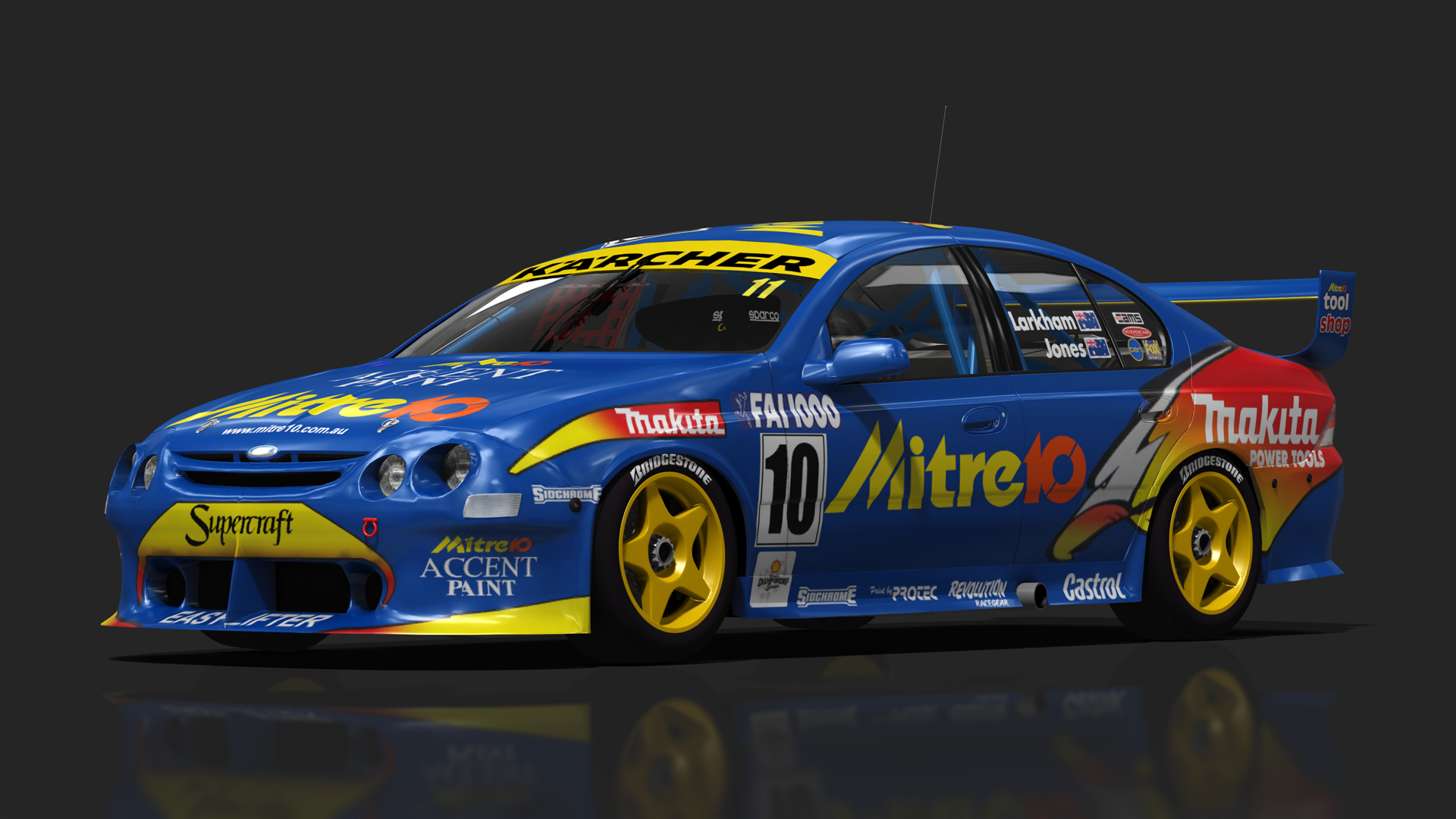ATCC V8 Supercars - Ford AU, skin 1999_bathurst_010_mitre10