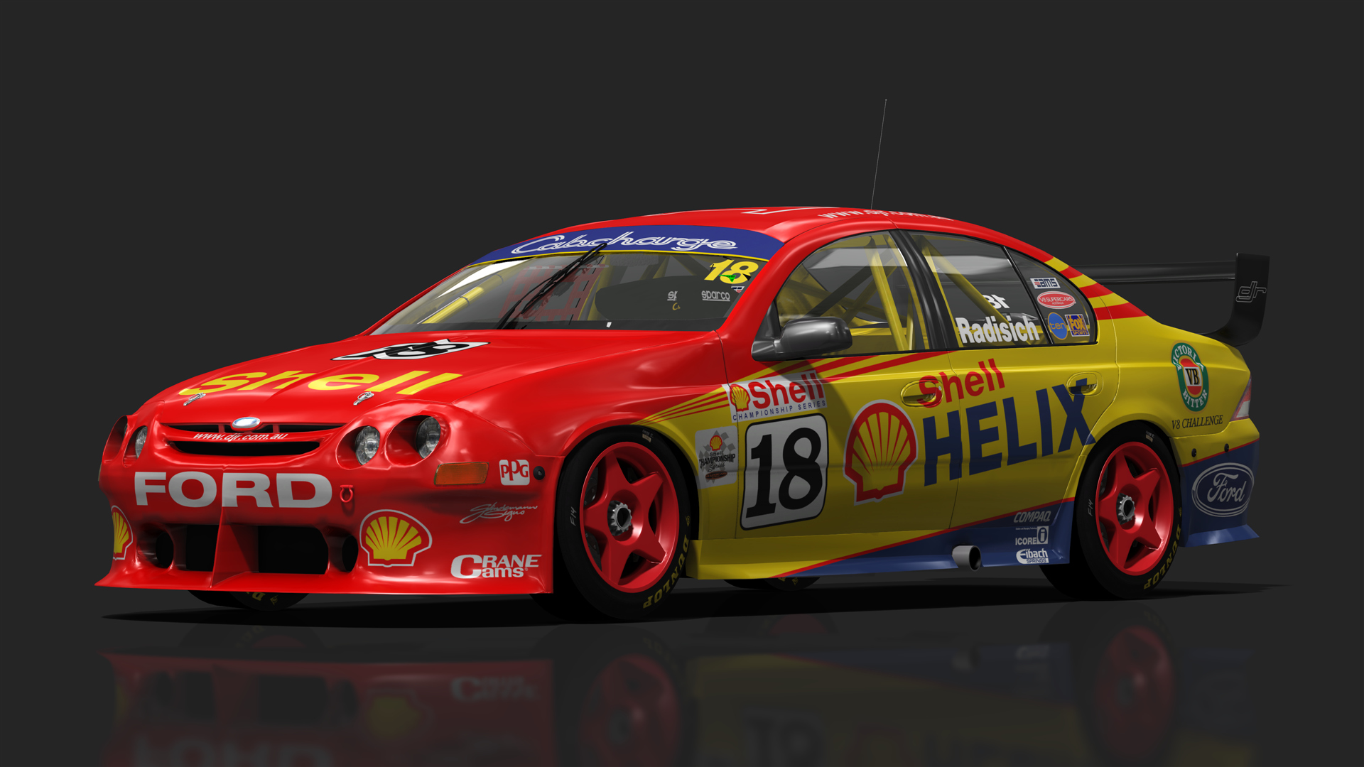 ATCC V8 Supercars - Ford AU, skin 1999_shell_18_atcc