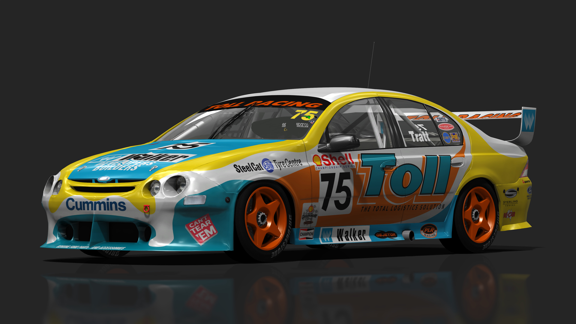 ATCC V8 Supercars - Ford AU, skin 1999_toll_75_atcc