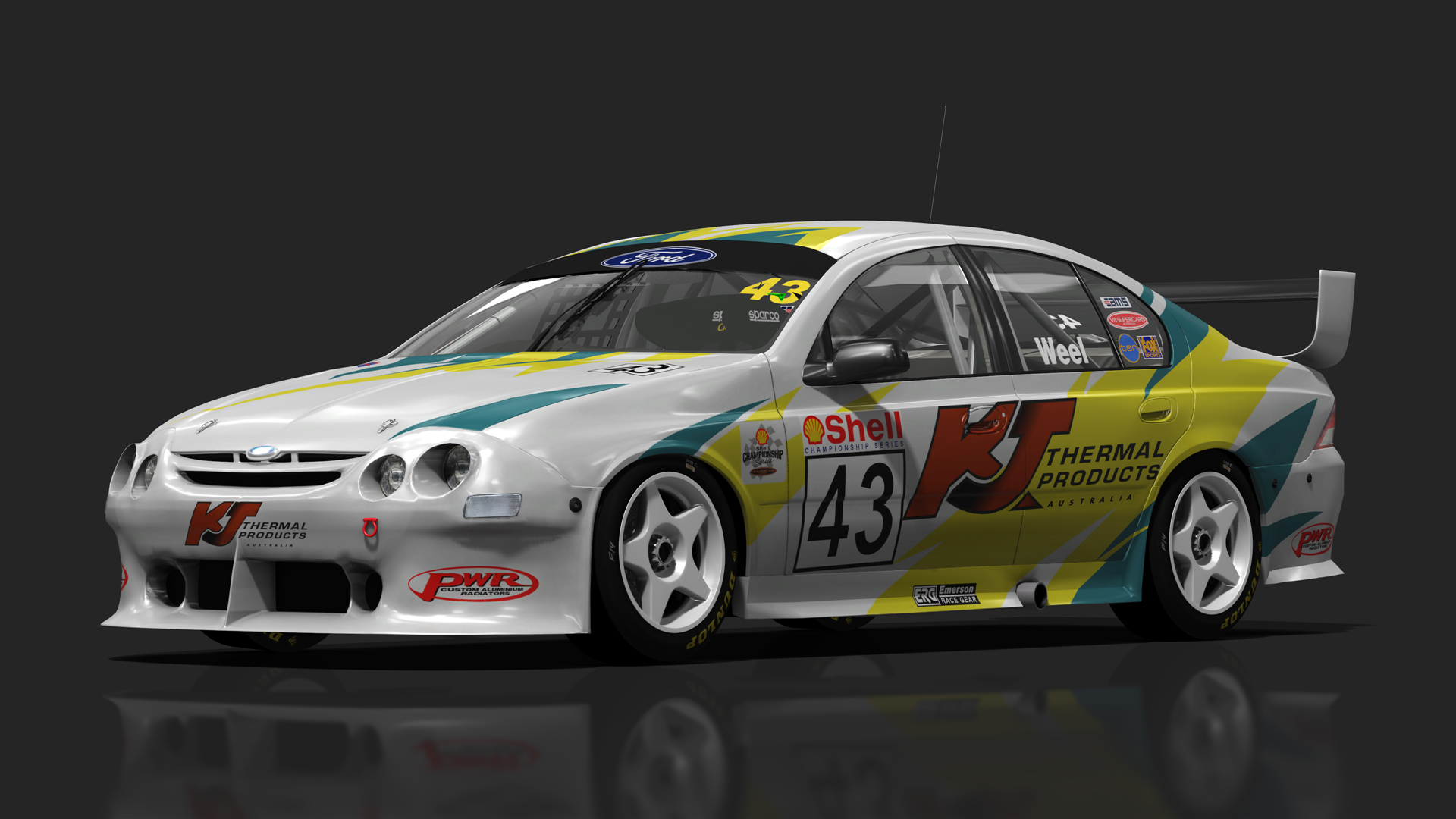 ATCC V8 Supercars - Ford AU, skin 1999_weel_43_atcc