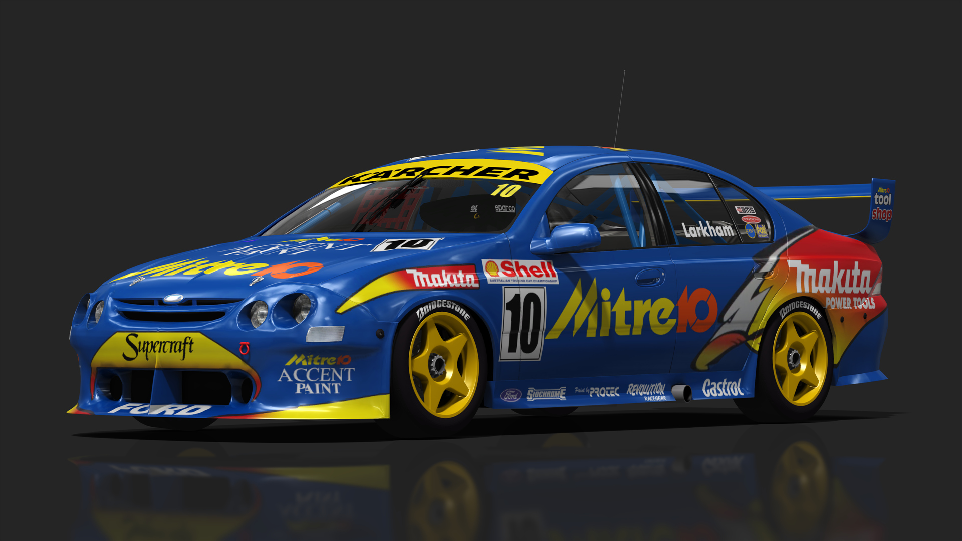 ATCC V8 Supercars - Ford AU, skin 2000_atcc_010_mitre10