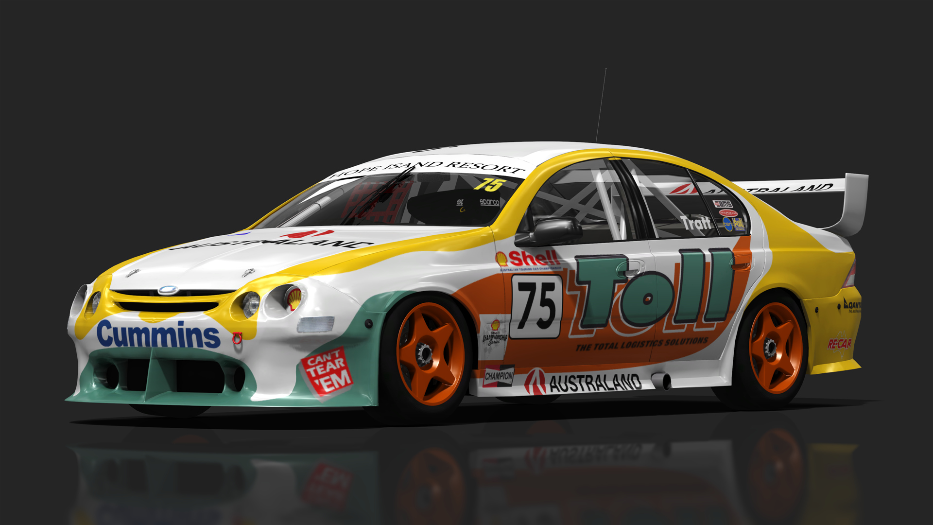 ATCC V8 Supercars - Ford AU, skin 2000_atcc_075_toll