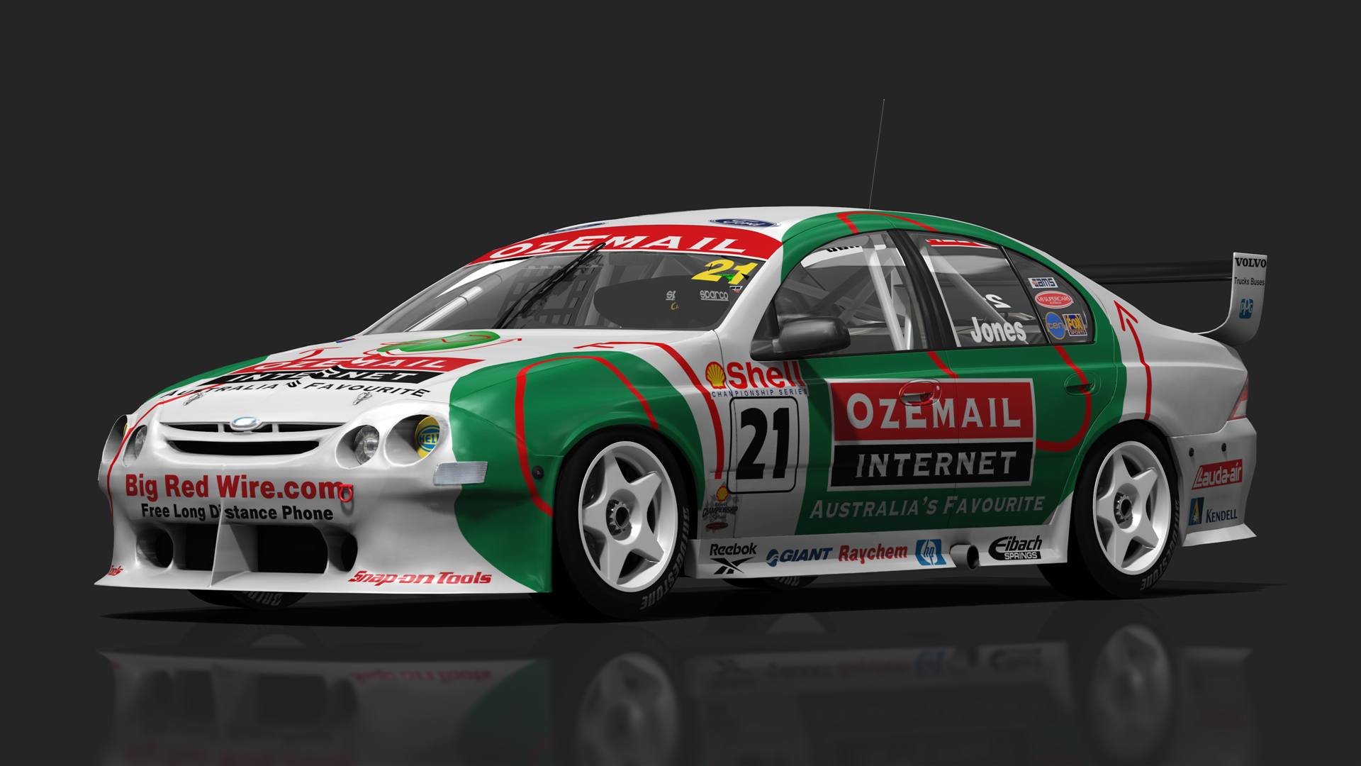 ATCC V8 Supercars - Ford AU, skin 2000_jones_21_atcc