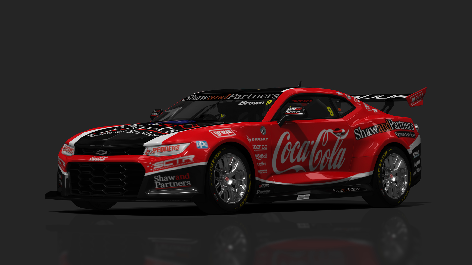 BCRC V8SC Chevrolet Camaro ZL1-1LE, skin COCA_COLA_9