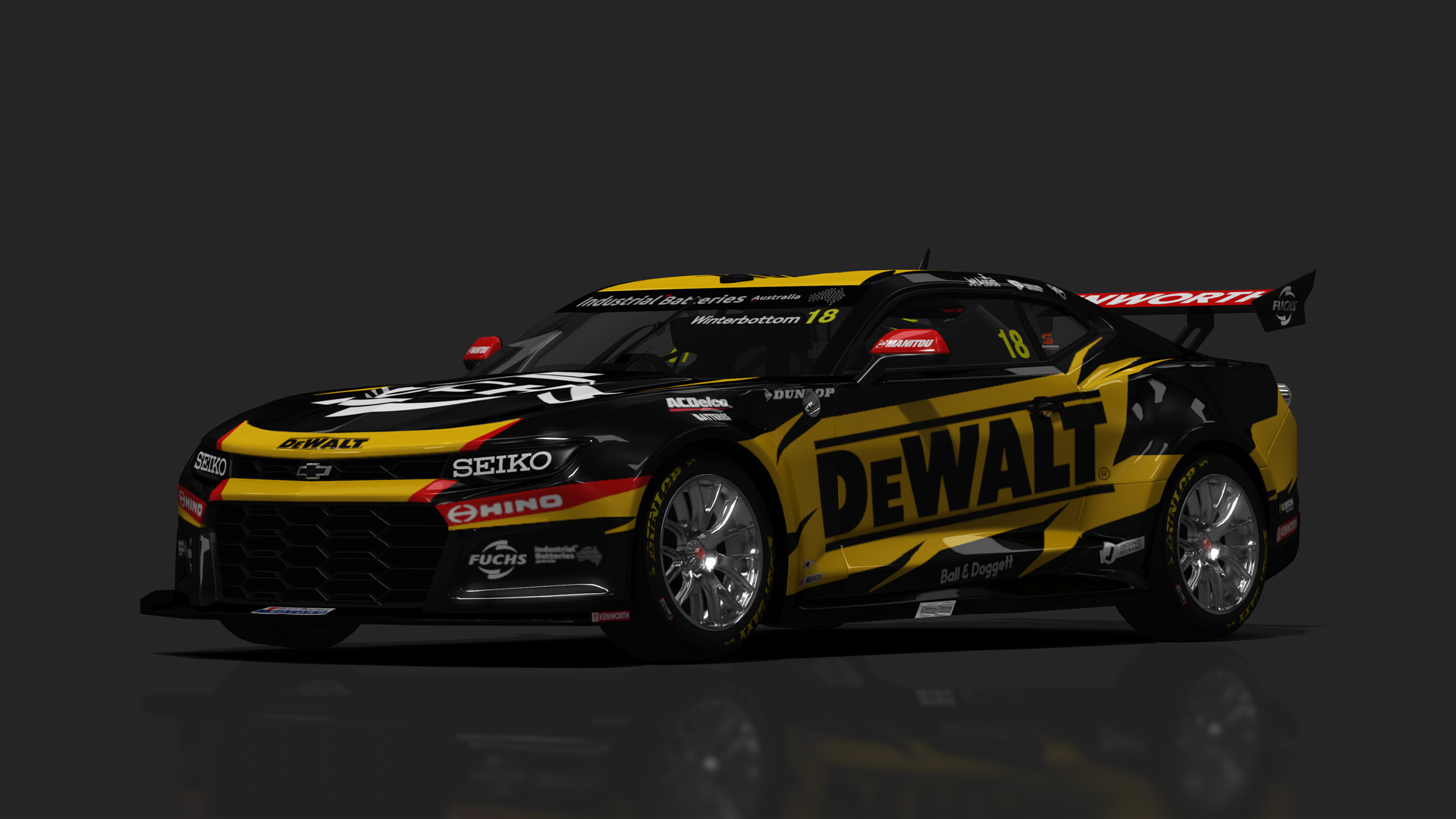 BCRC V8SC Chevrolet Camaro ZL1-1LE, skin DEWALT_18