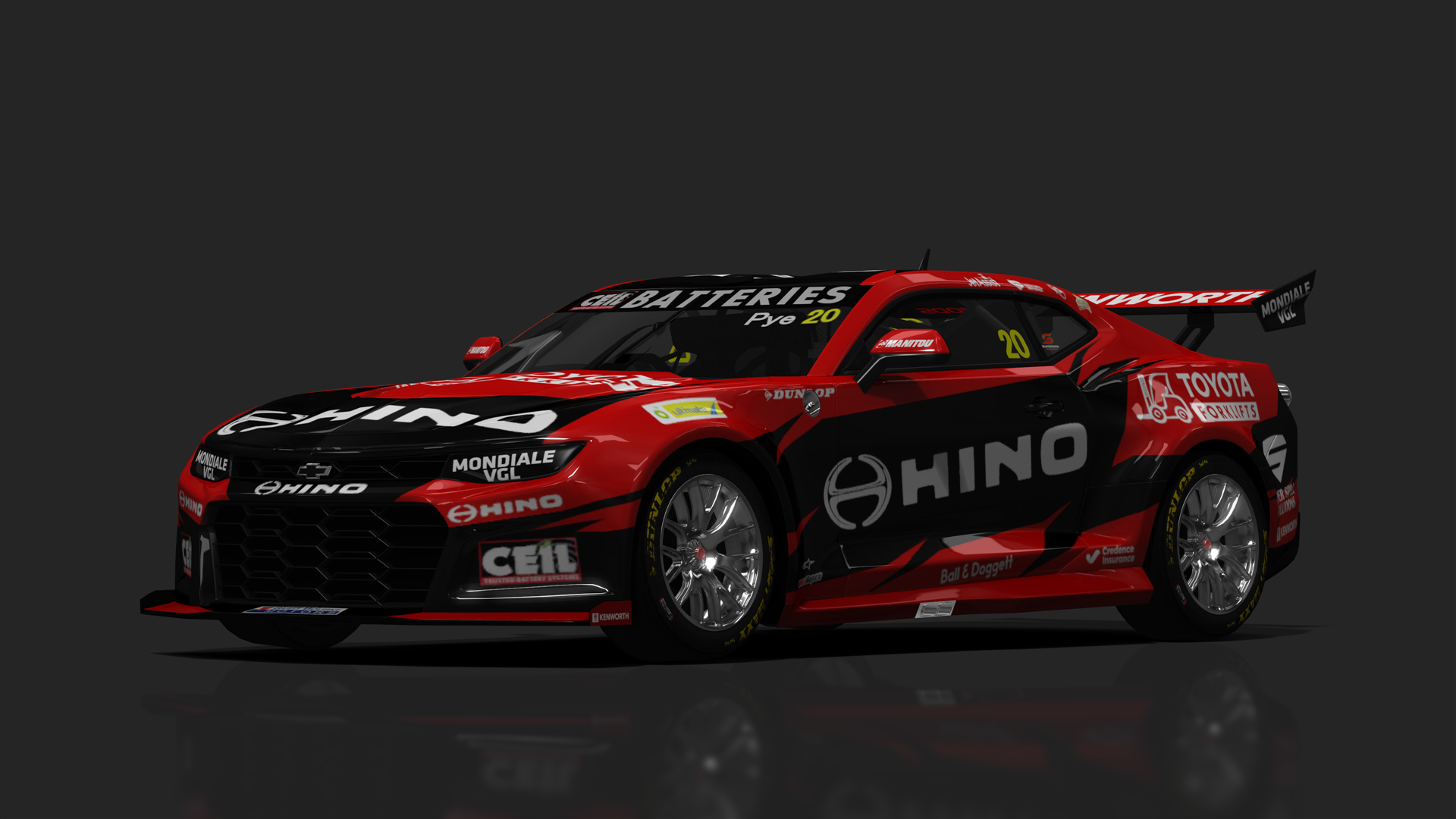BCRC V8SC Chevrolet Camaro ZL1-1LE, skin HINO_20