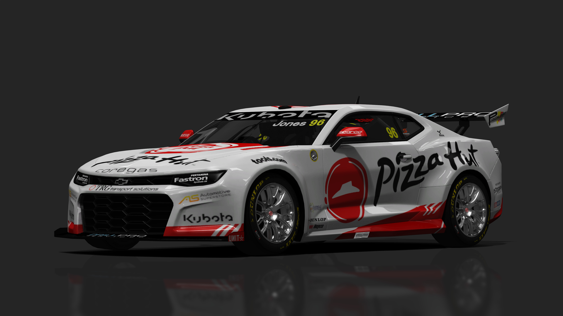 BCRC V8SC Chevrolet Camaro ZL1-1LE, skin PIZZA_HUT_96