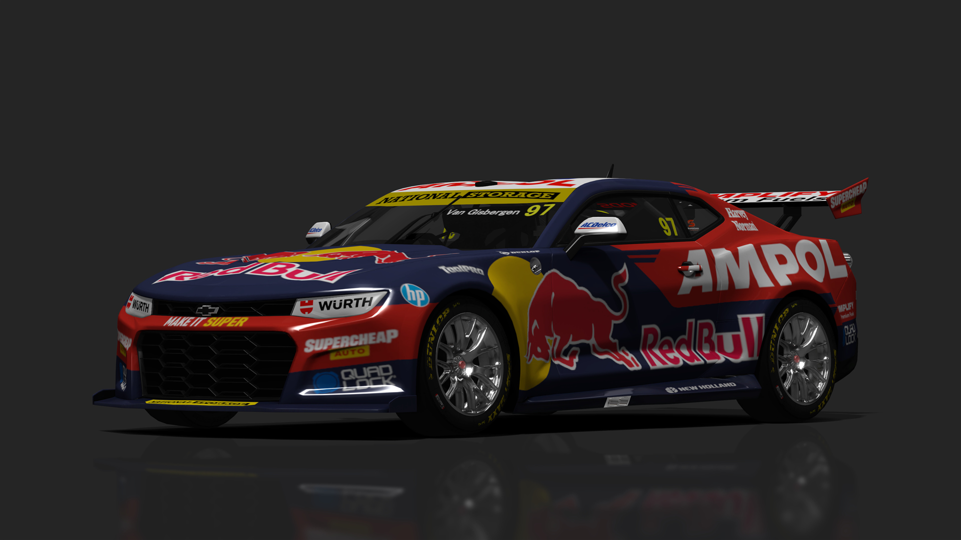 BCRC V8SC Chevrolet Camaro ZL1-1LE, skin REDBULL_97