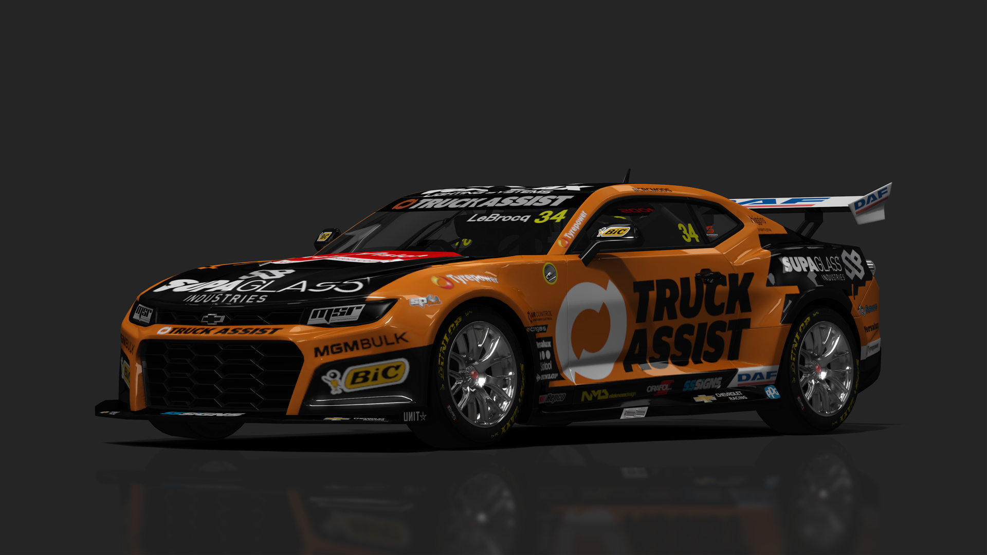BCRC V8SC Chevrolet Camaro ZL1-1LE, skin TRUCK_ASSIST_34