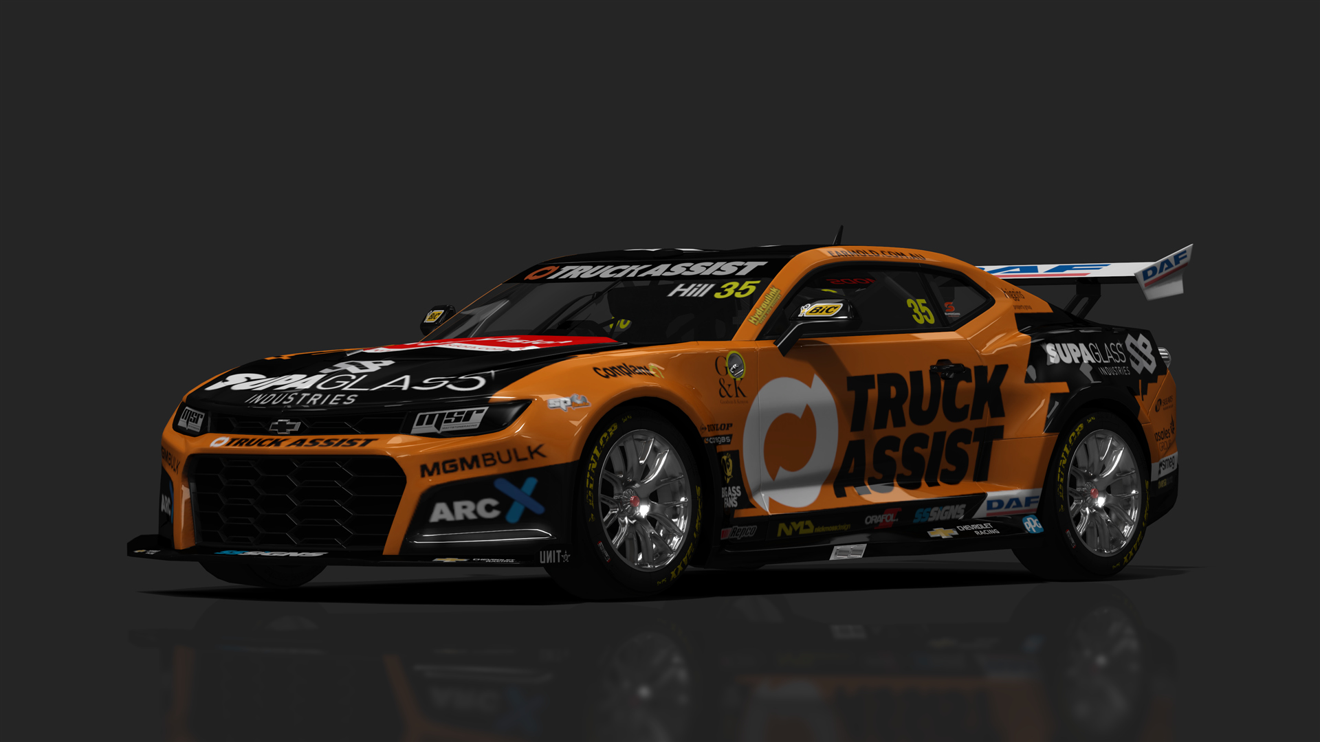 BCRC V8SC Chevrolet Camaro ZL1-1LE, skin TRUCK_ASSIST_35