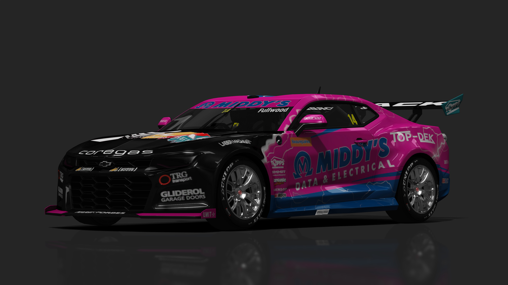BCRC V8SC 2024 Chevrolet Camaro ZL1-1LE, skin MIDDYS_14