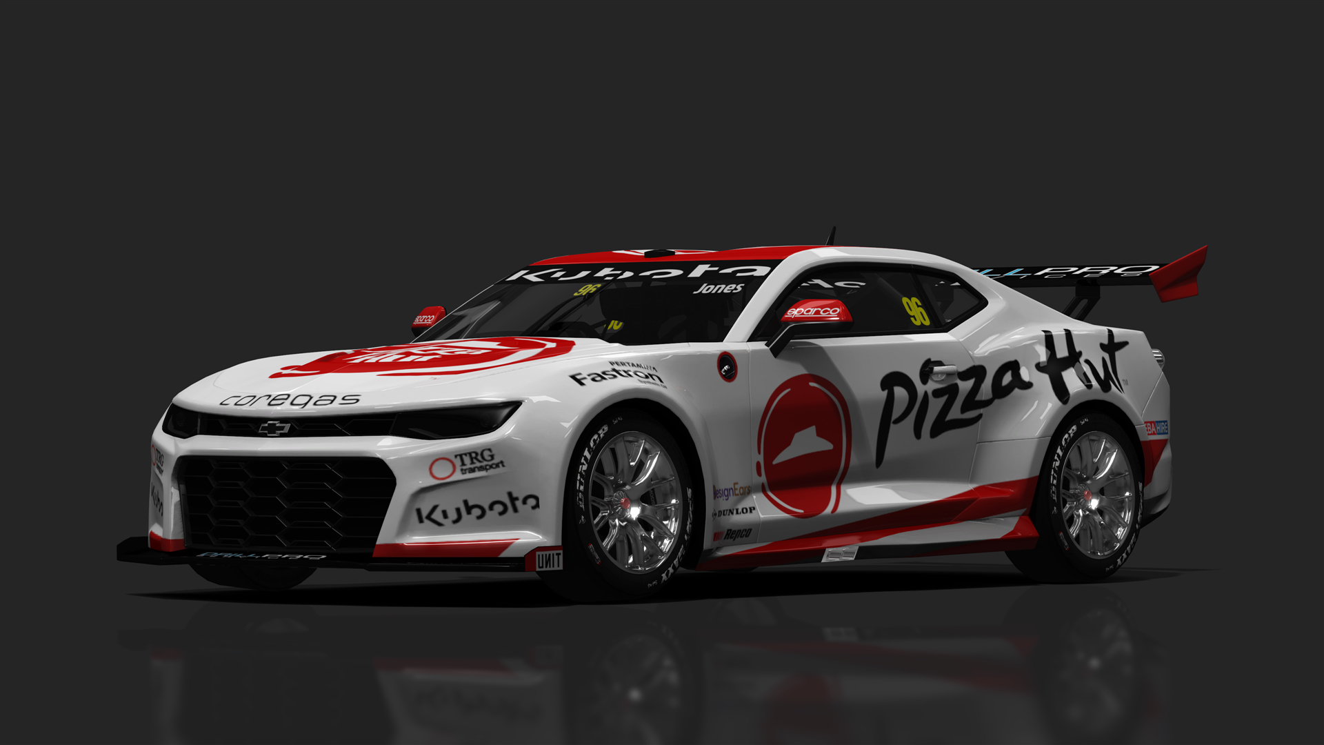 BCRC V8SC 2024 Chevrolet Camaro ZL1-1LE, skin PIZZA_HUT_96