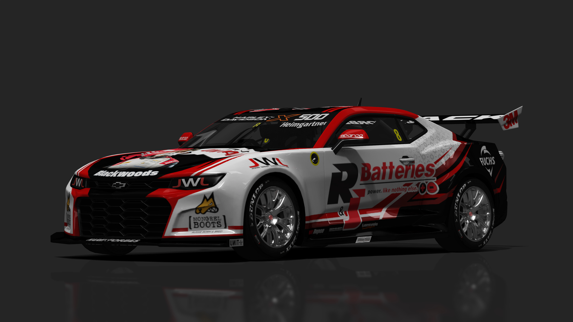BCRC V8SC 2024 Chevrolet Camaro ZL1-1LE, skin R&J_8