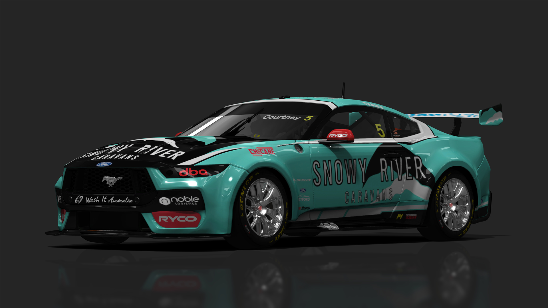 BCRC V8SC Ford Mustang GT, skin SNOWY_RIVER_5