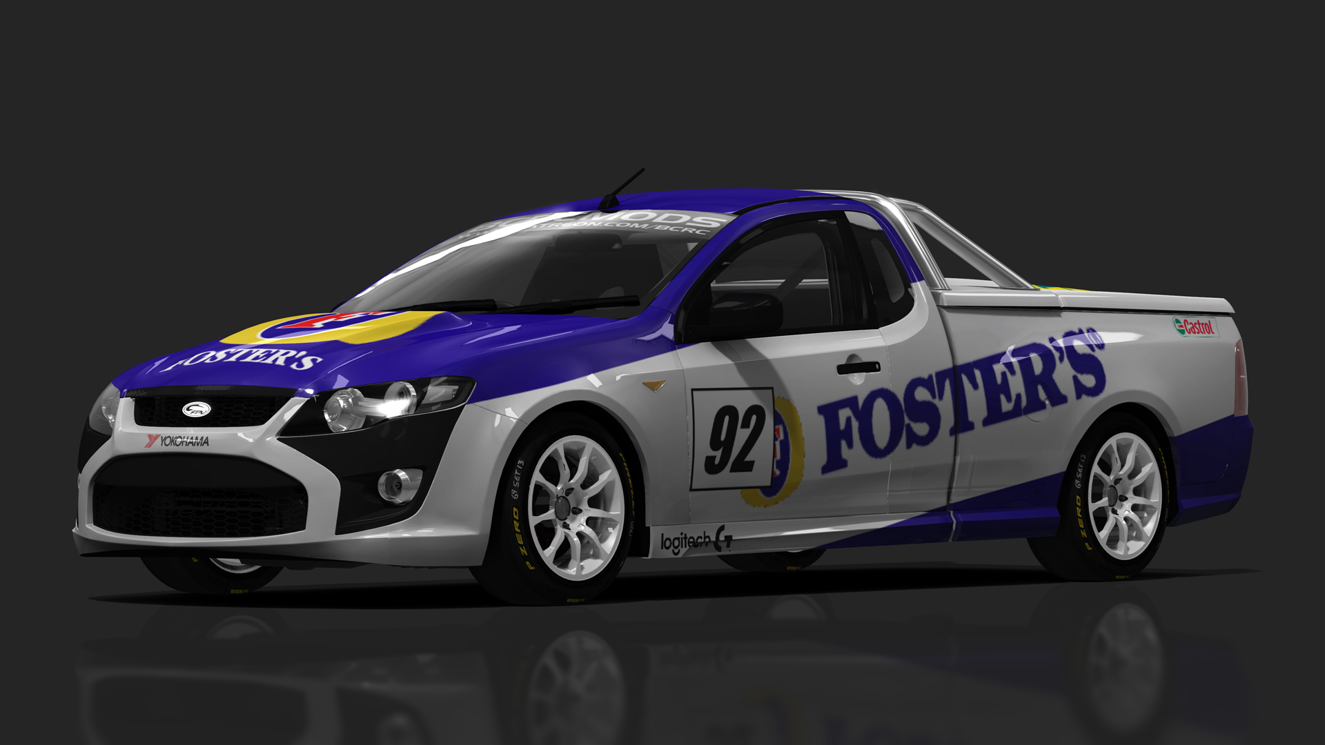 BCRC V8 Utes FPV F6, skin Fosters