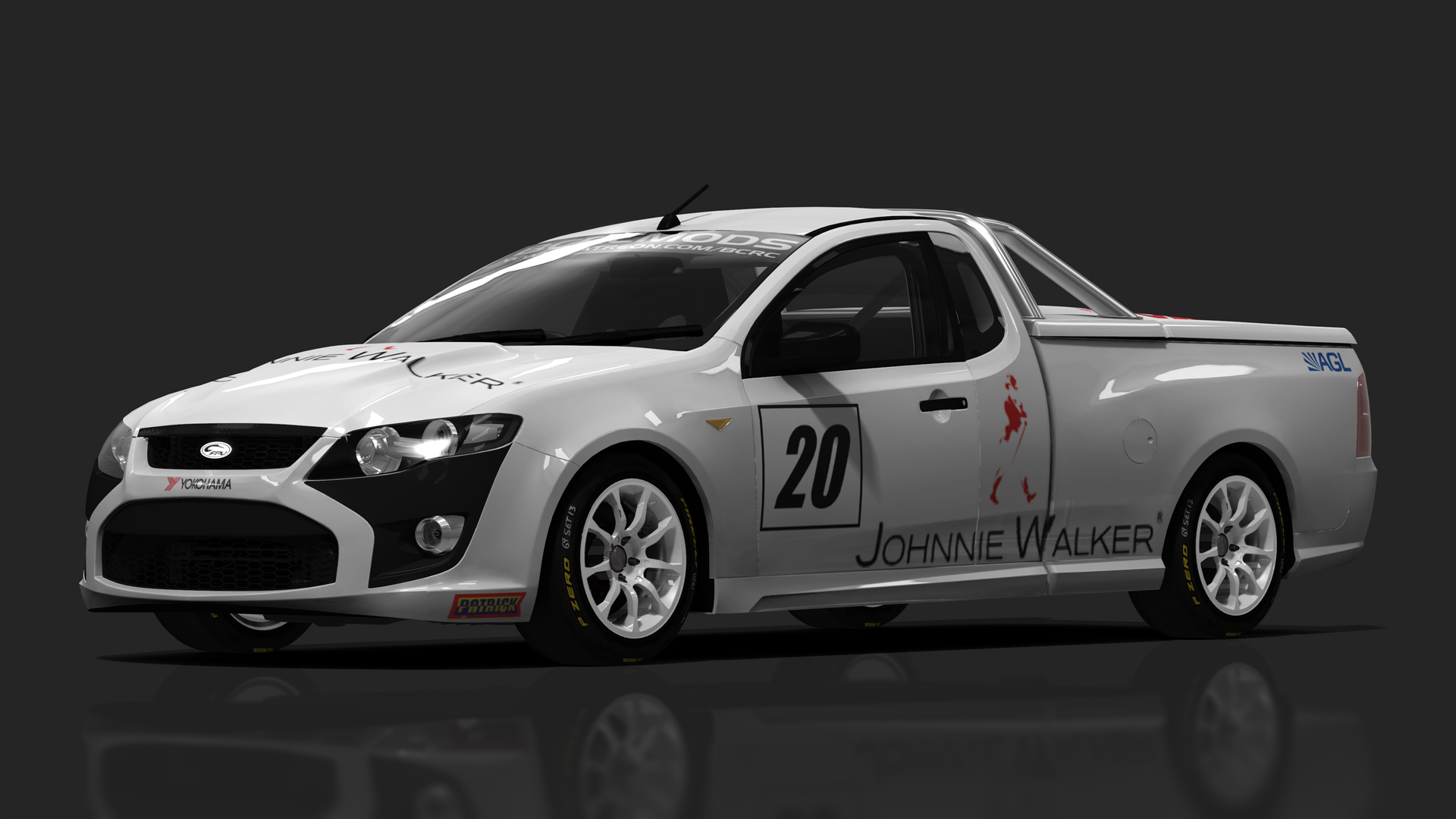 BCRC V8 Utes FPV F6, skin Johnnie Walker