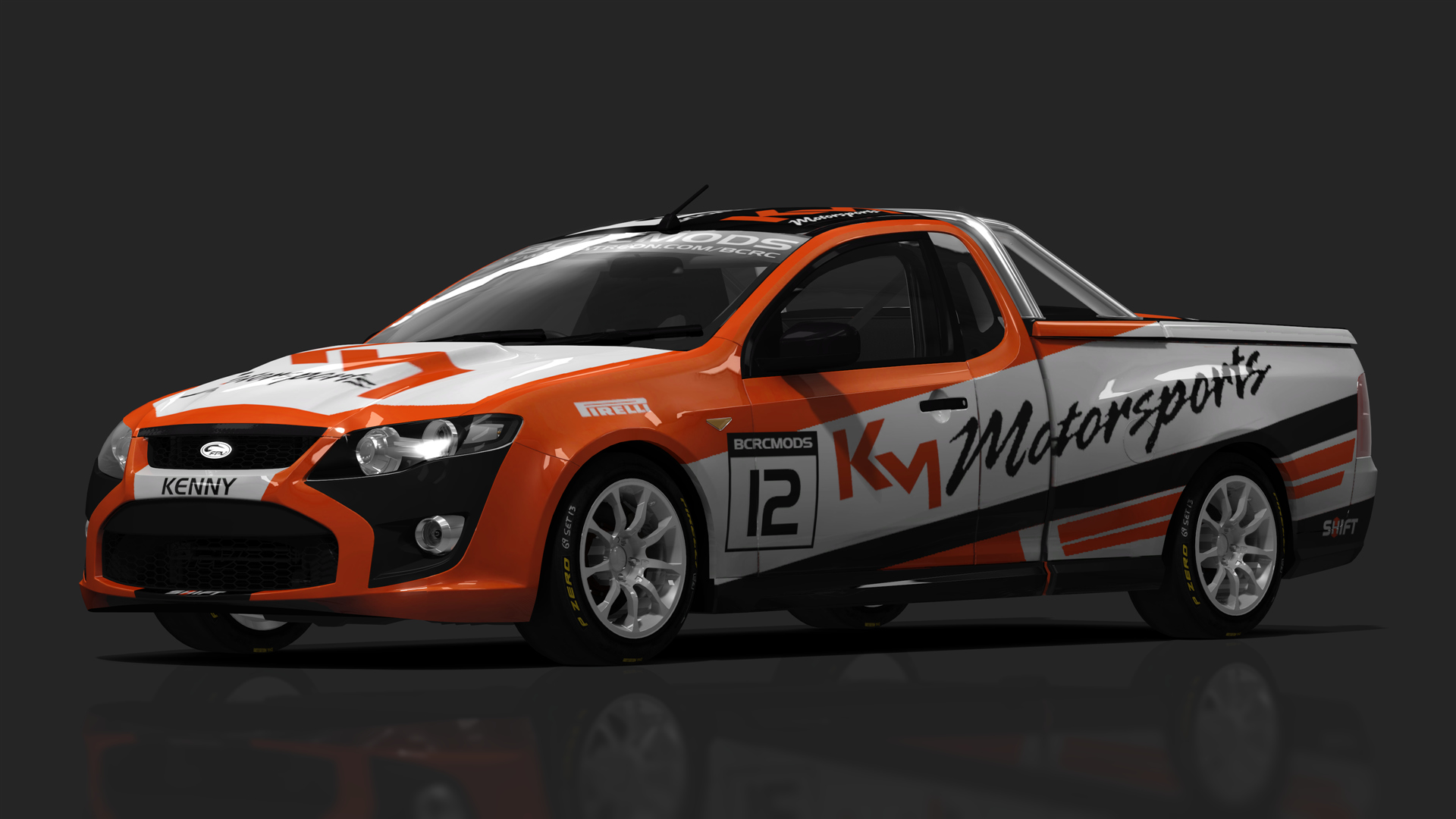 BCRC V8 Utes FPV F6, skin Kenny