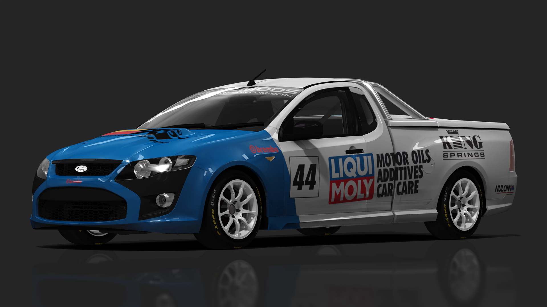 BCRC V8 Utes FPV F6, skin Liquimoly