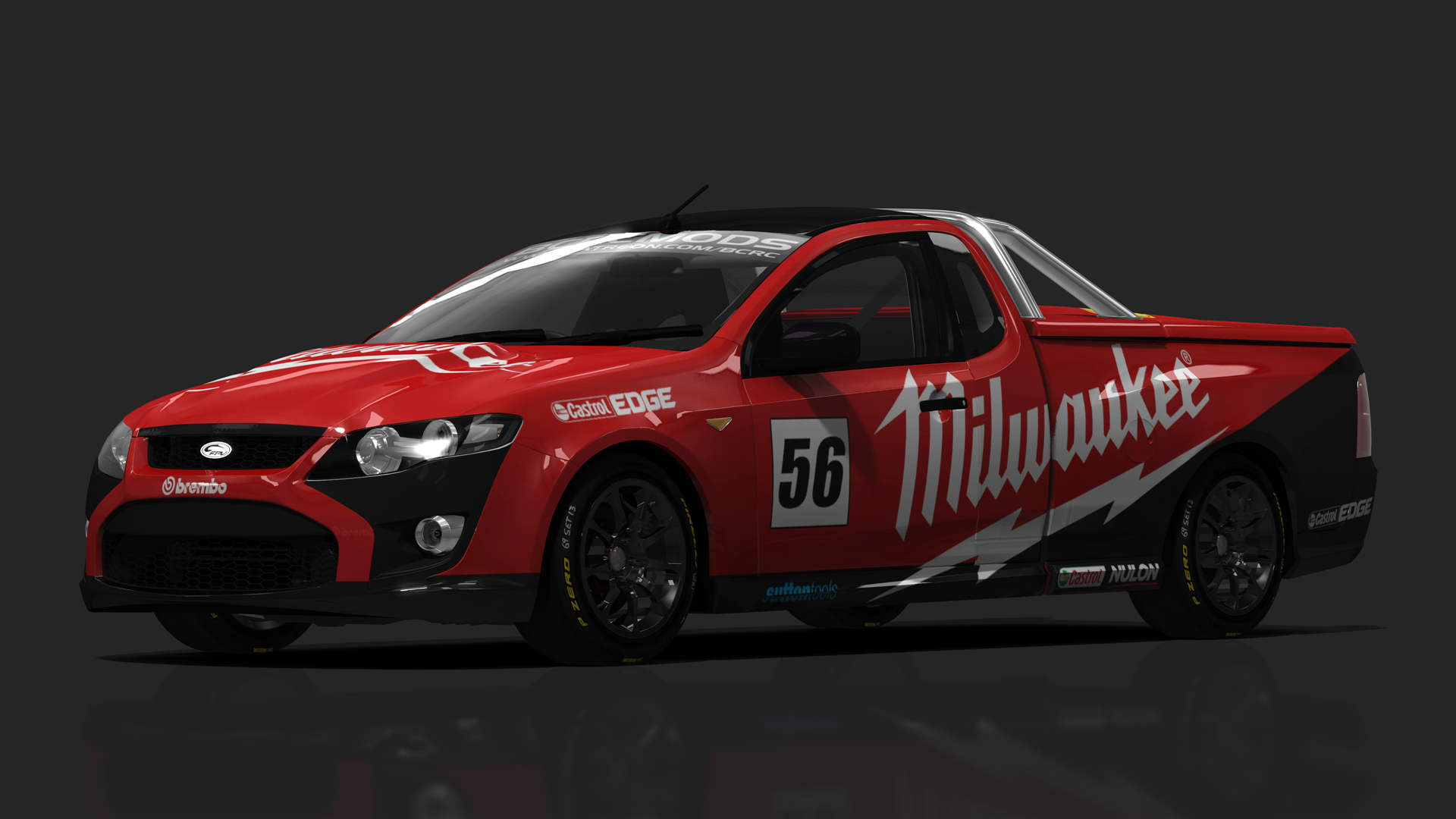 BCRC V8 Utes FPV F6, skin Milwaukee