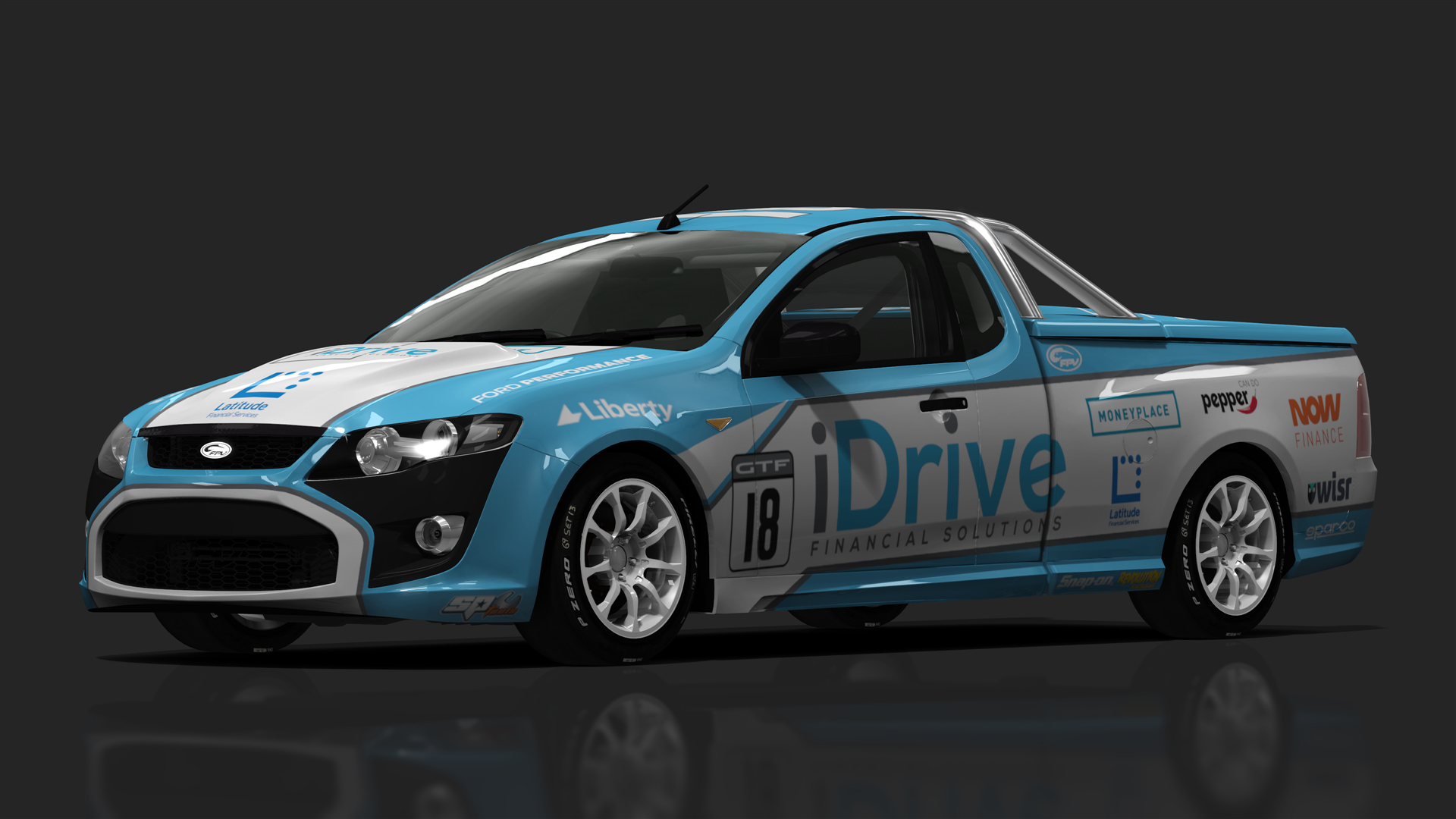 BCRC V8 Utes FPV F6, skin iDRIVE