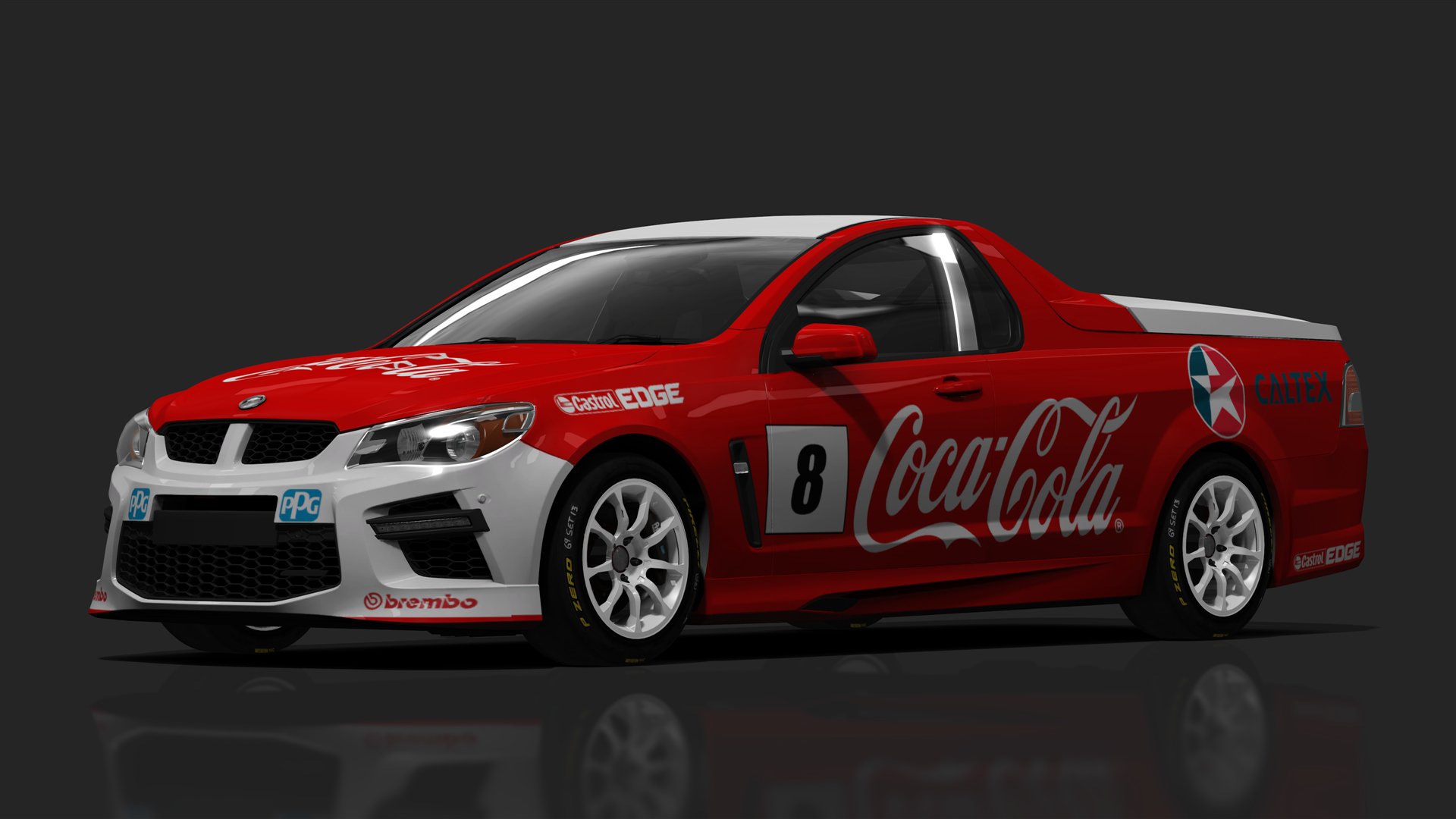 BCRC V8 Utes HSV Maloo, skin Coca Cola