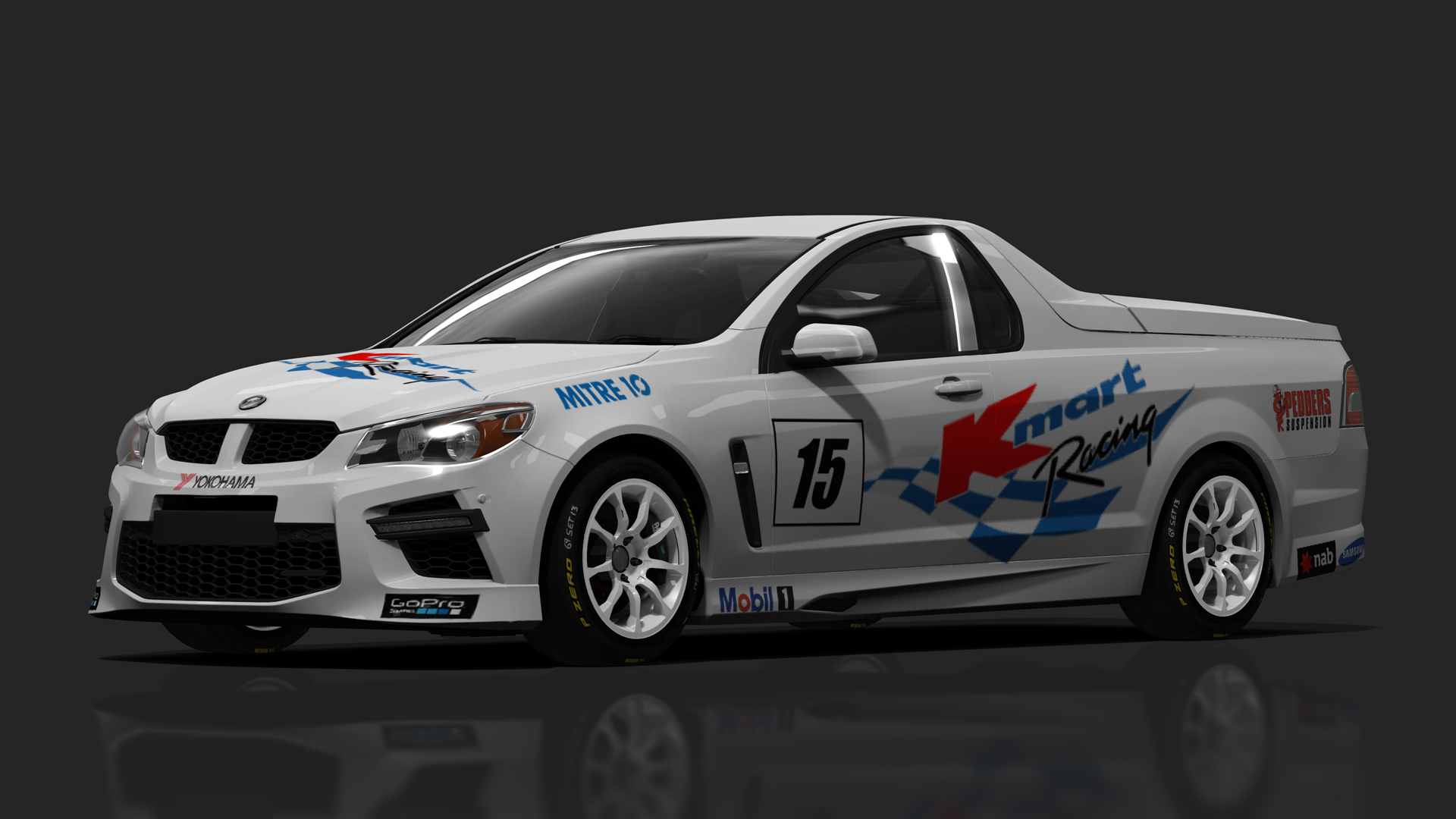 BCRC V8 Utes HSV Maloo, skin Kmart Racing