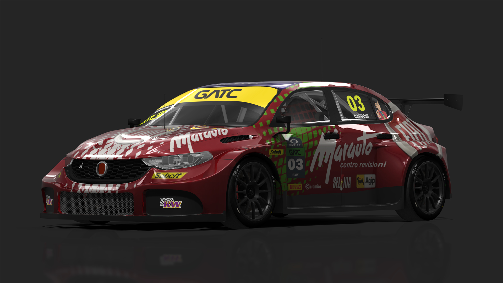 GATC Fiat Tipo Abarth, skin 303