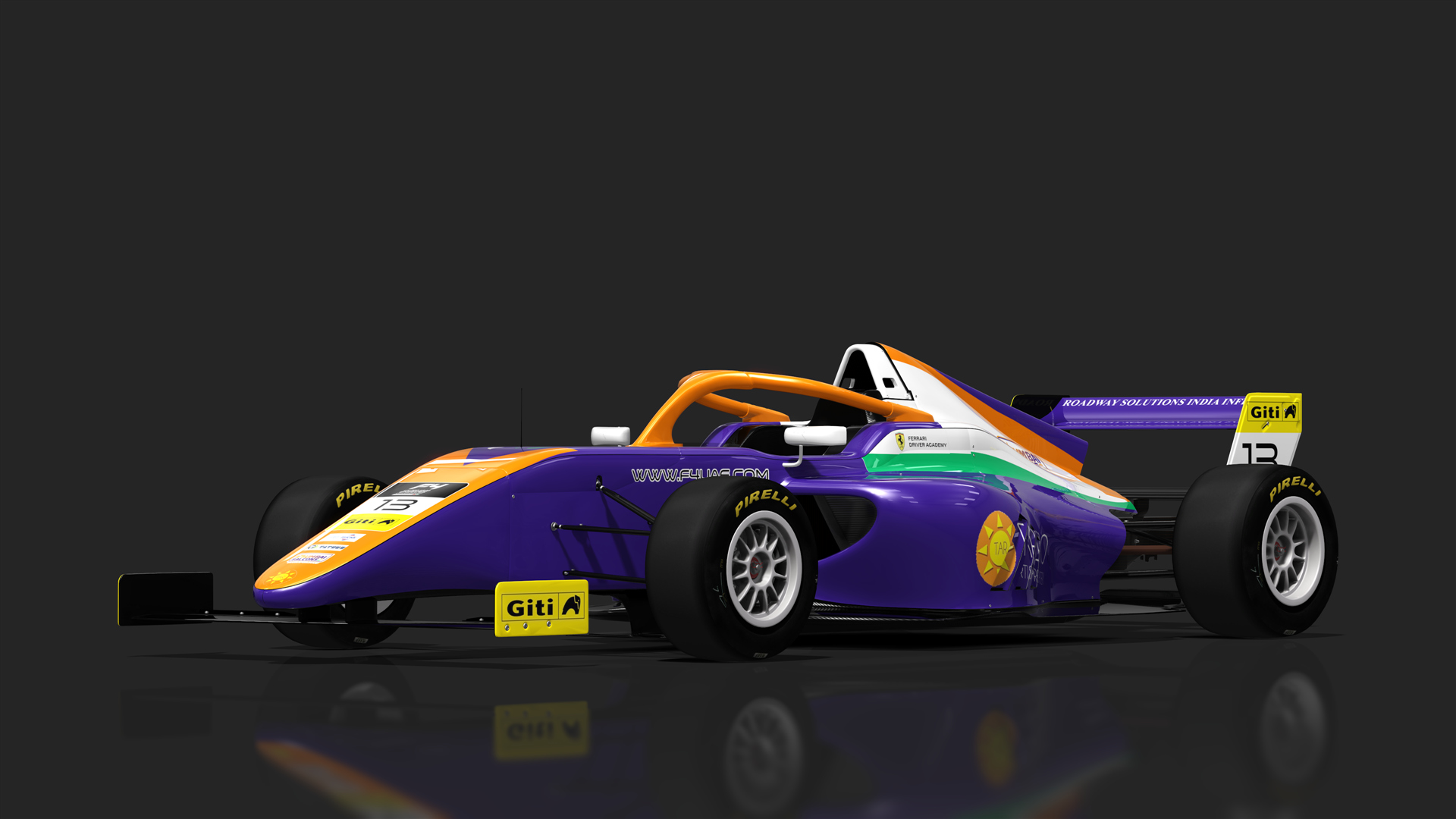 Formula 4 Brasil, skin 2023F4UAE 13 James Wharton