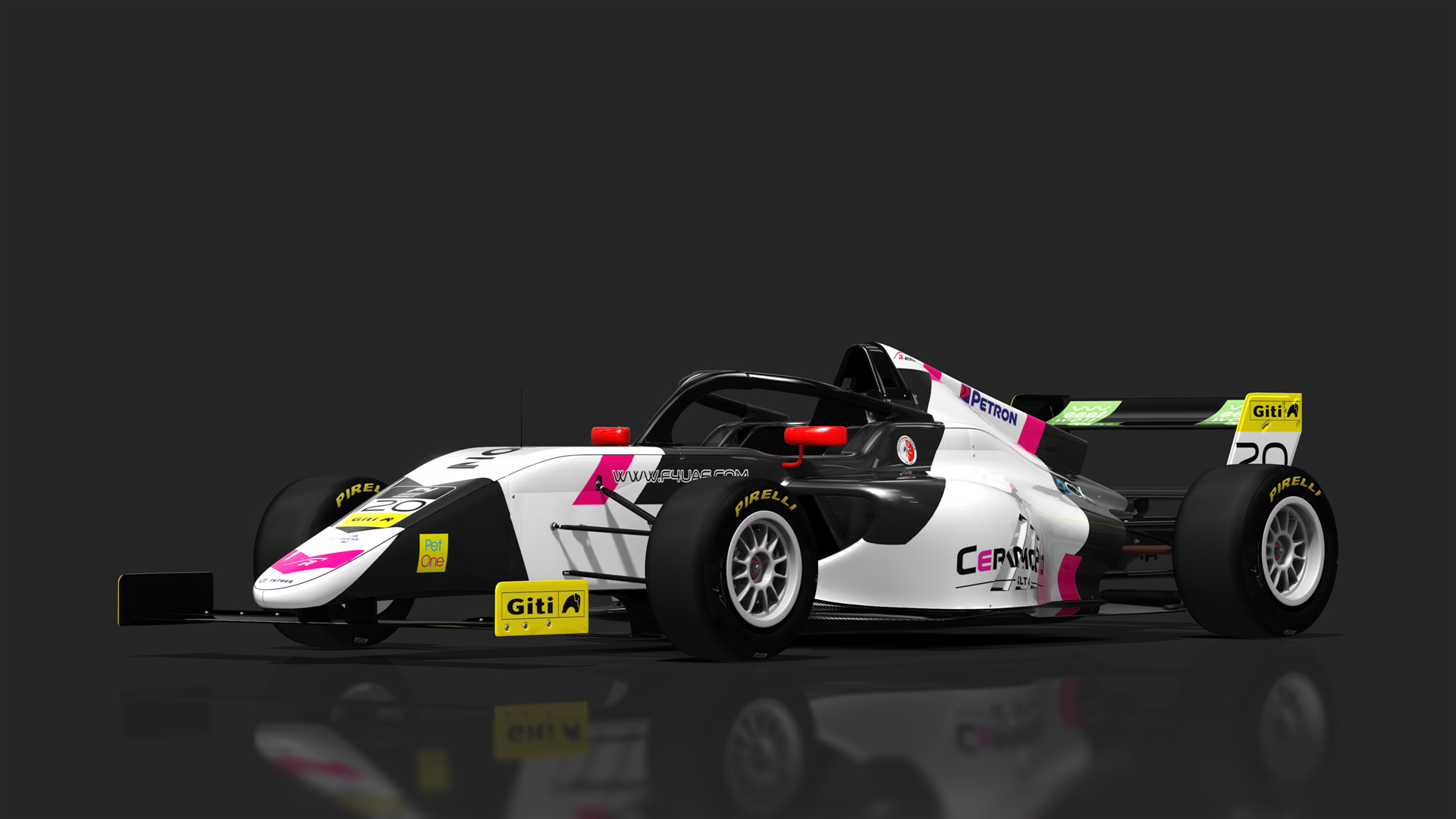 Formula 4 Brasil, skin 2023F4UAE 20 Zachary David