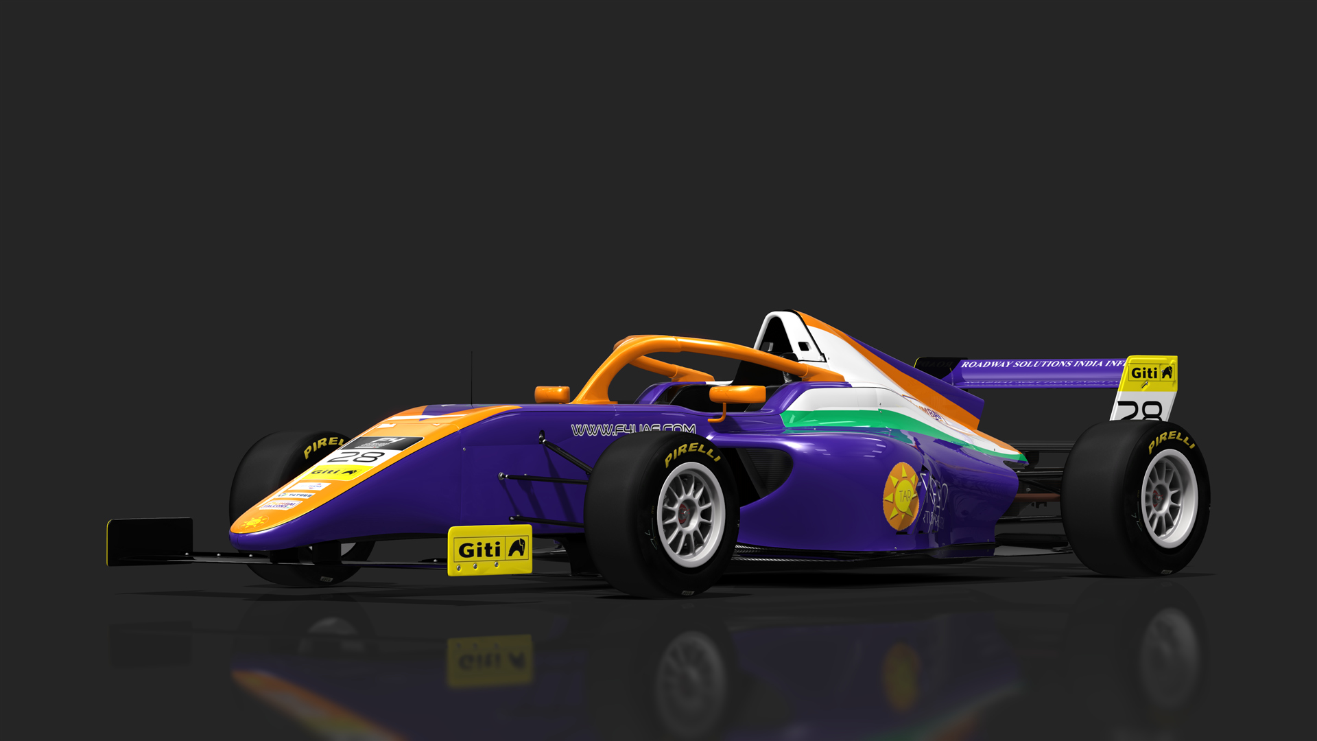 Formula 4 Brasil, skin 2023F4UAE 28 Rishon Rajeev