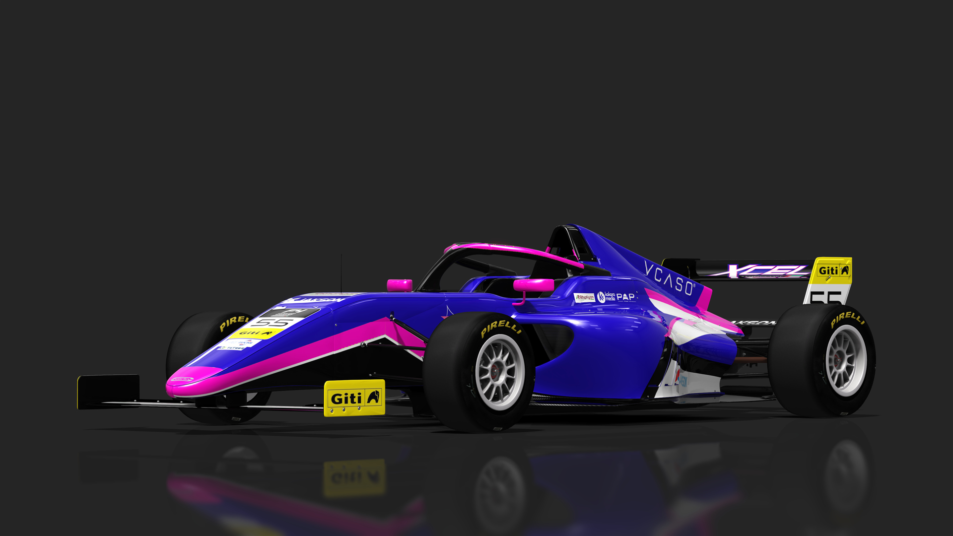 Formula 4 Brasil, skin 2023F4UAE 55 Dion Gowda