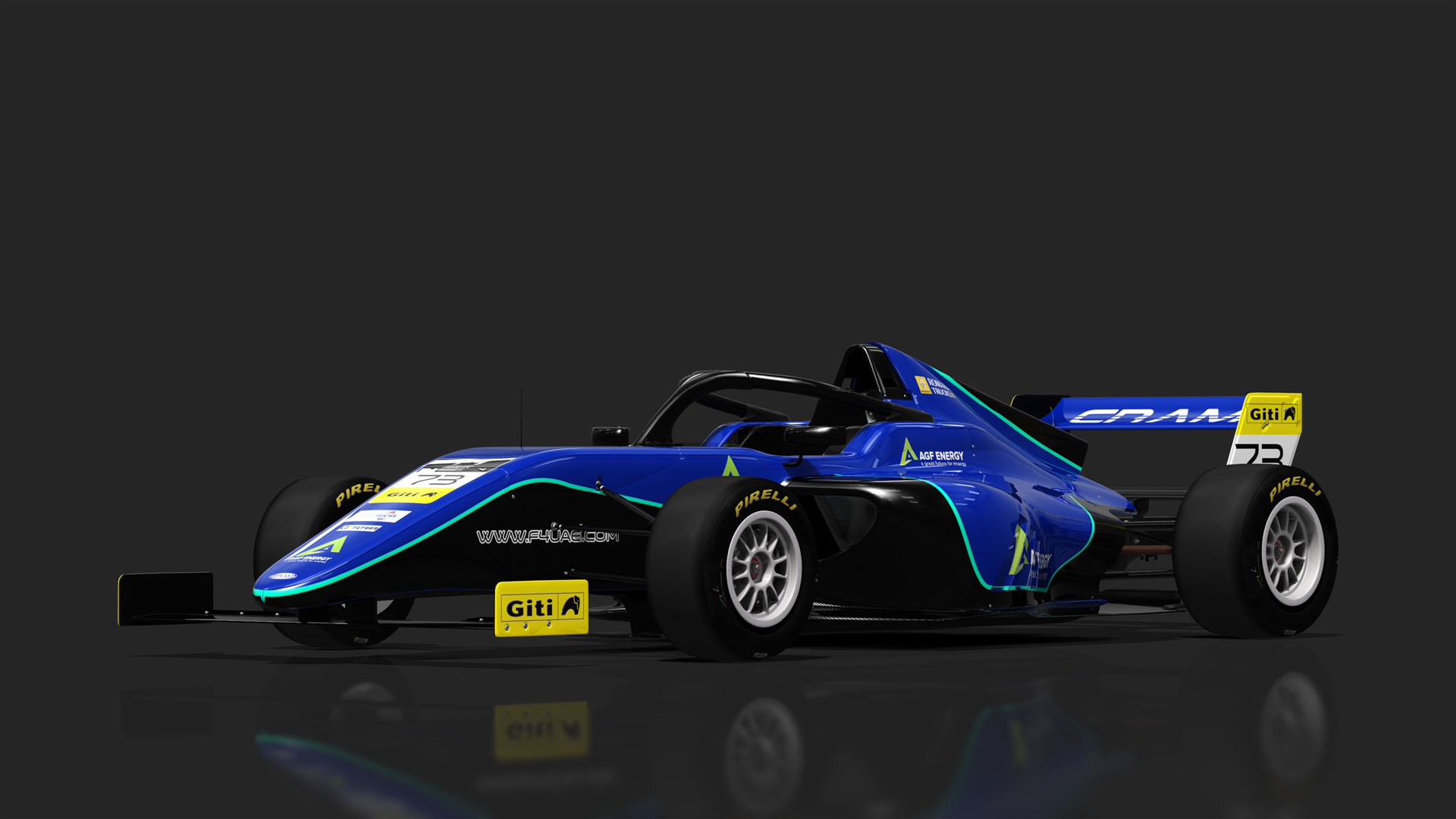Formula 4 Brasil, skin 2023F4UAE 73 Flavio Olivieri