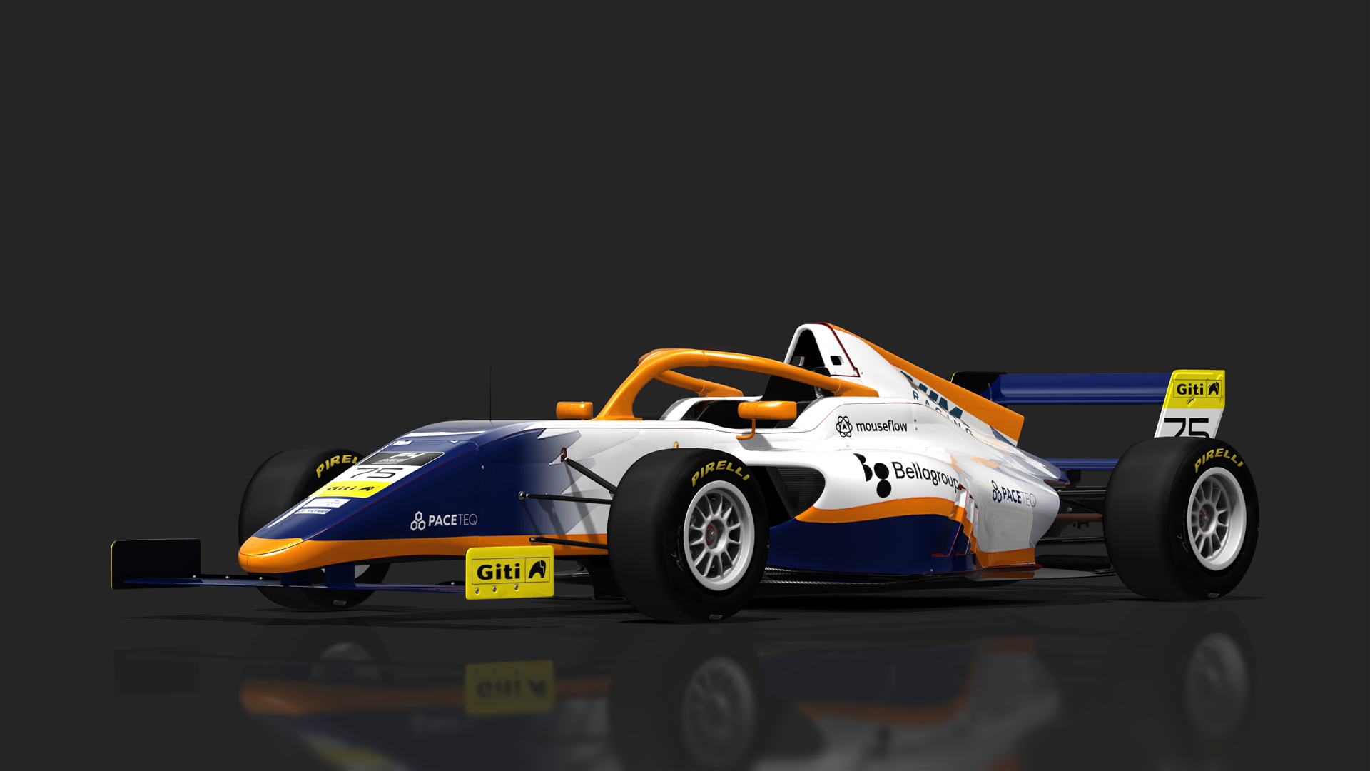 Formula 4 Brasil, skin 2023F4UAE 75 Noah Strømsted