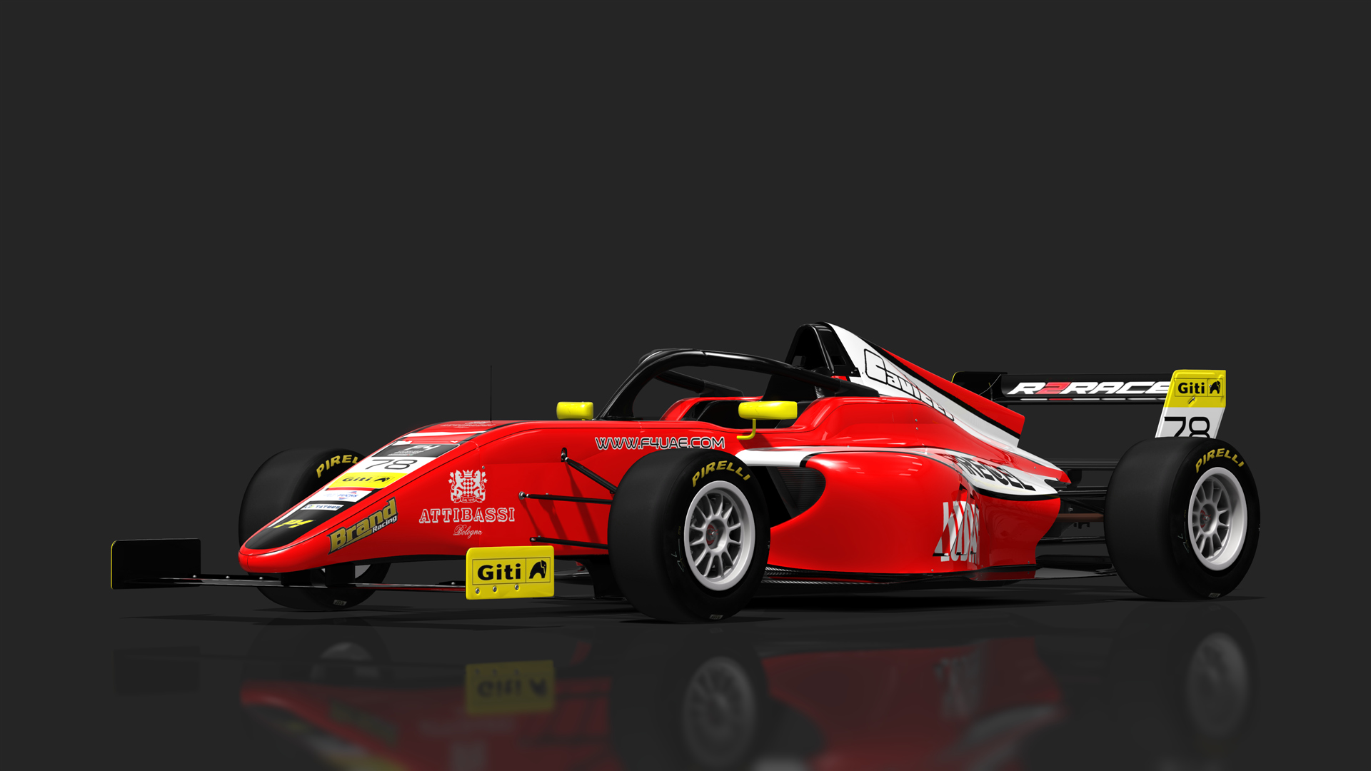 Formula 4 Brasil, skin 2023F4UAE 78 Victoria Blokhina