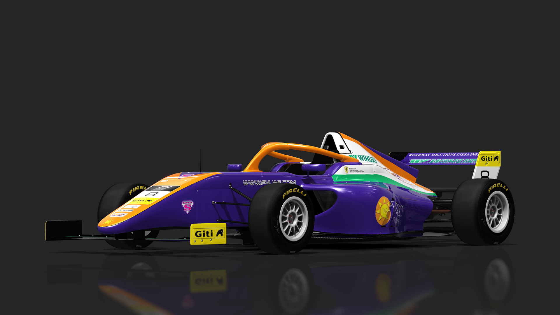 Formula 4 Brasil, skin 2023F4UAE 8 Tuukka Taponen