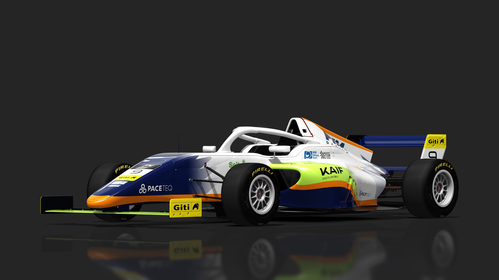 Formula 4 Brasil, skin 2023F4UAE 9 Valentin Kluss