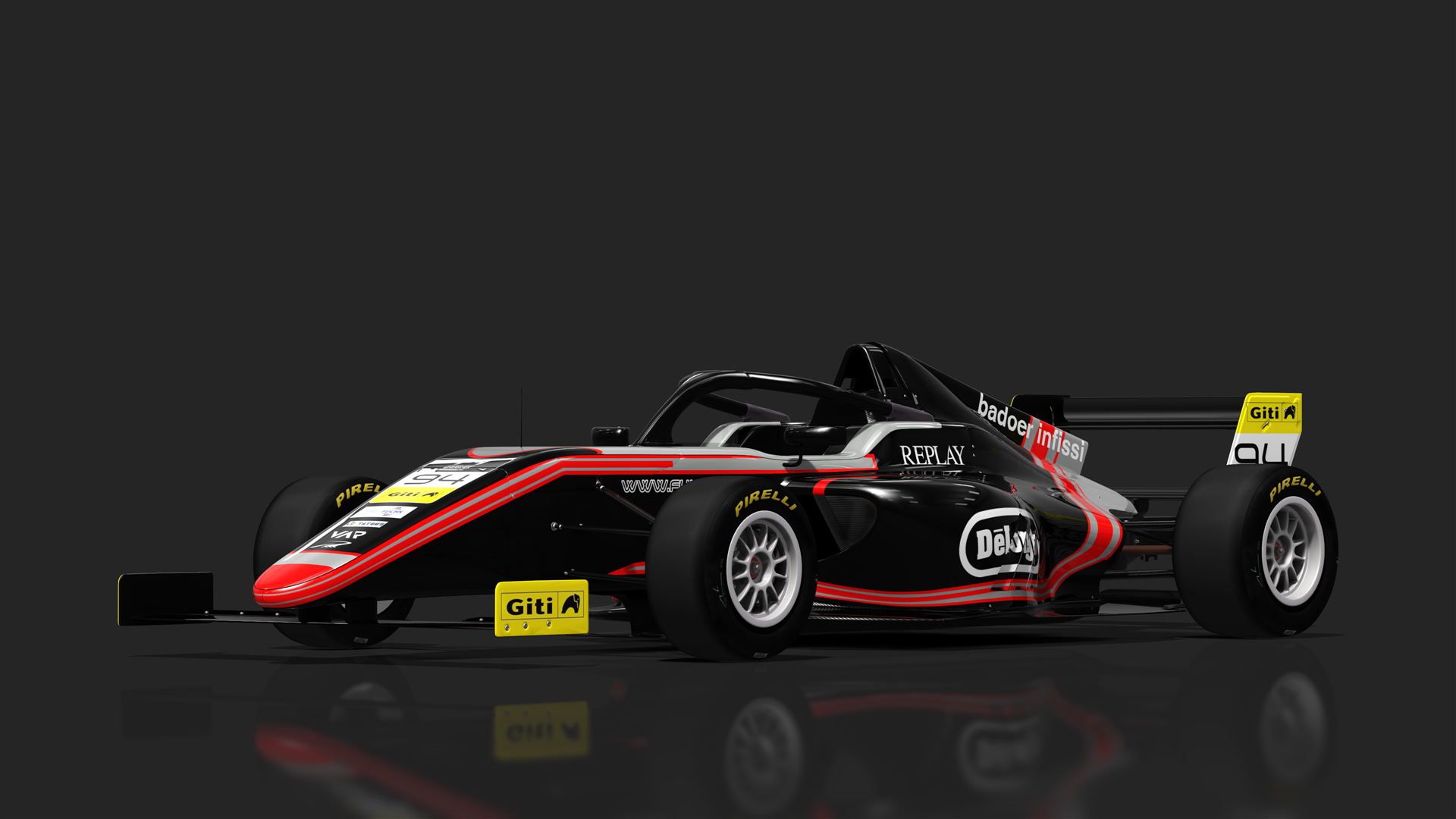 Formula 4 Brasil, skin 2023F4UAE 94 Brando Badoer