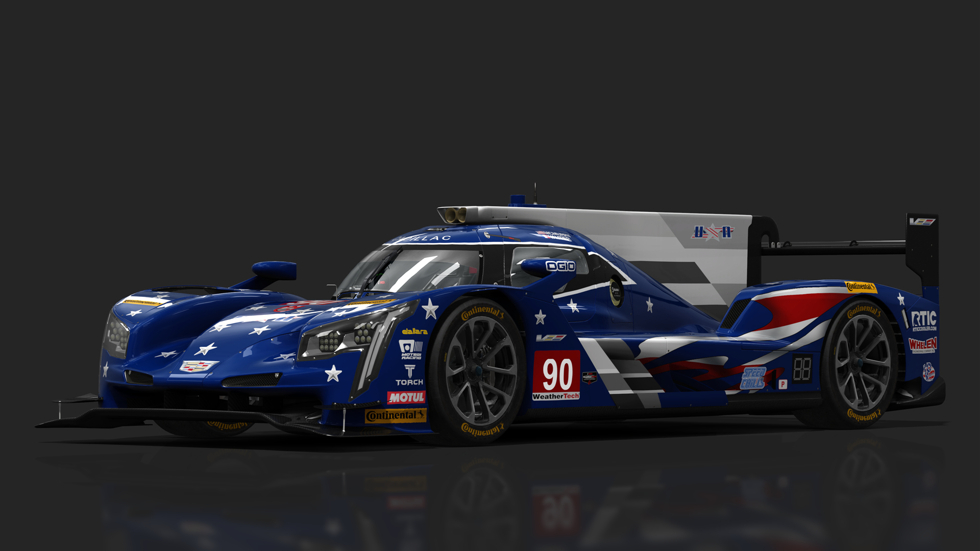 DPi Cadillac DPi-V-R, skin FF_Spirit_of_Daytona_Racing_90_July_4th