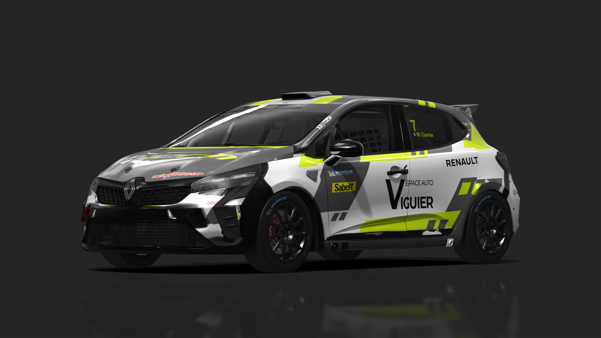 Renault Clio 5 Cup Phase 2, skin T2CM_7_CARRÉE