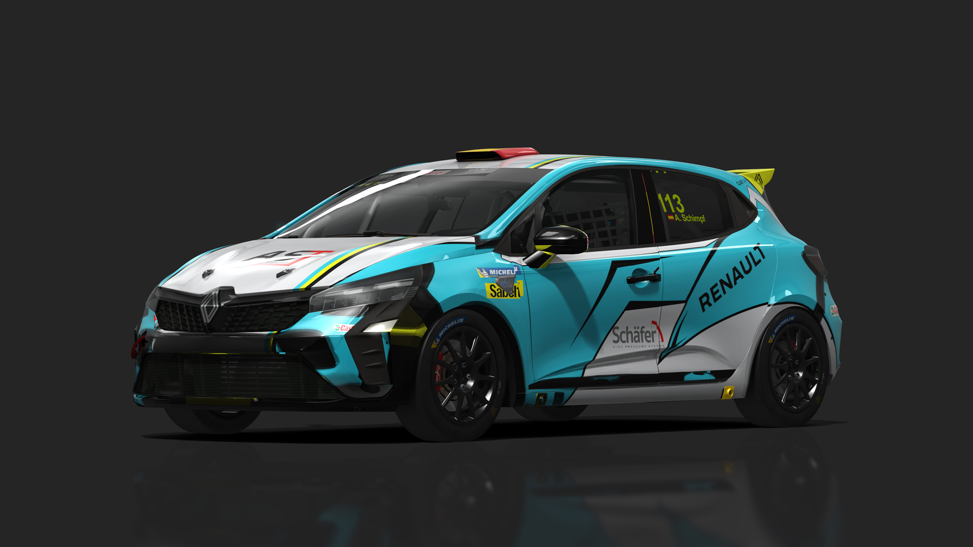 Renault Clio 5 Cup Phase 2, skin astcompetition_113_SCHIMPF