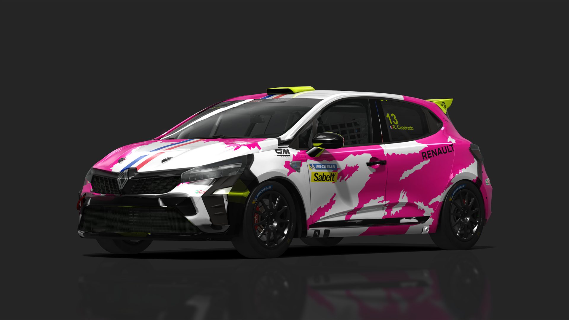 Renault Clio 5 Cup Phase 2, skin gmsport_13_CUADRADO