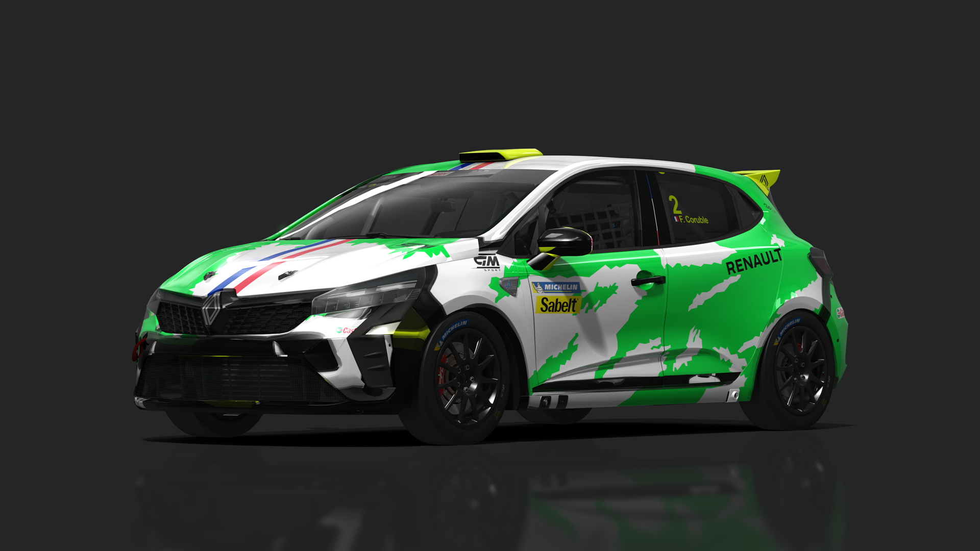 Renault Clio 5 Cup Phase 2, skin gmsport_2_CORUBLE