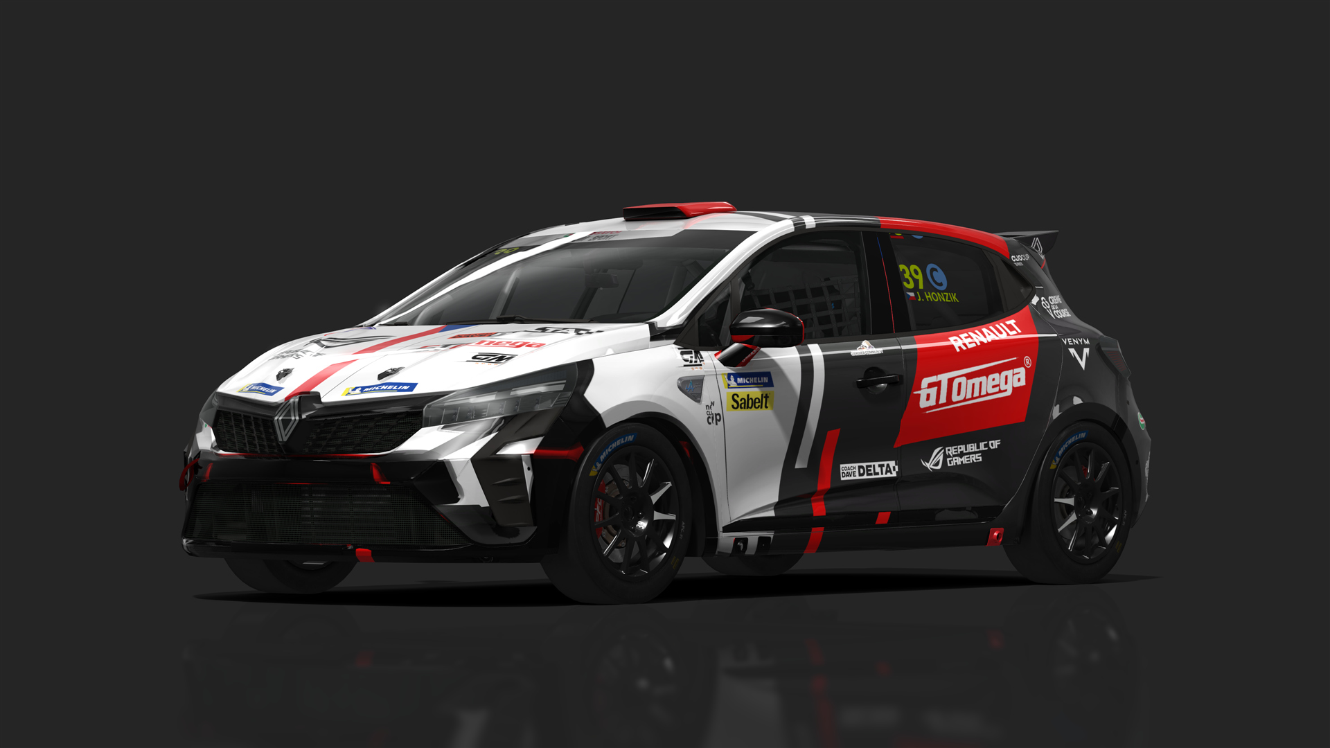 Renault Clio 5 Cup Phase 2, skin gmsport_39_honzik