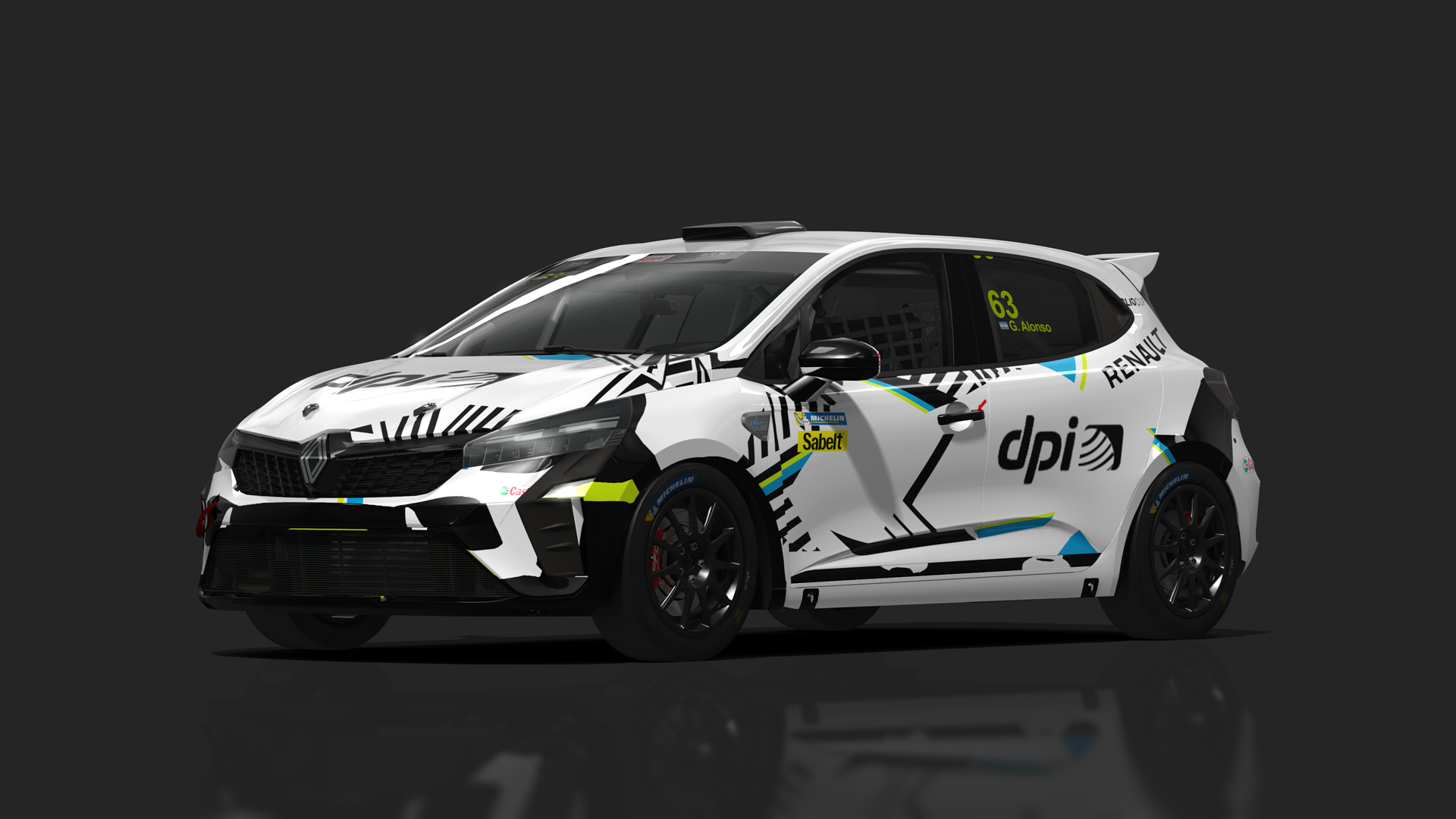 Renault Clio 5 Cup Phase 2, skin gparacing_63_ALONSO