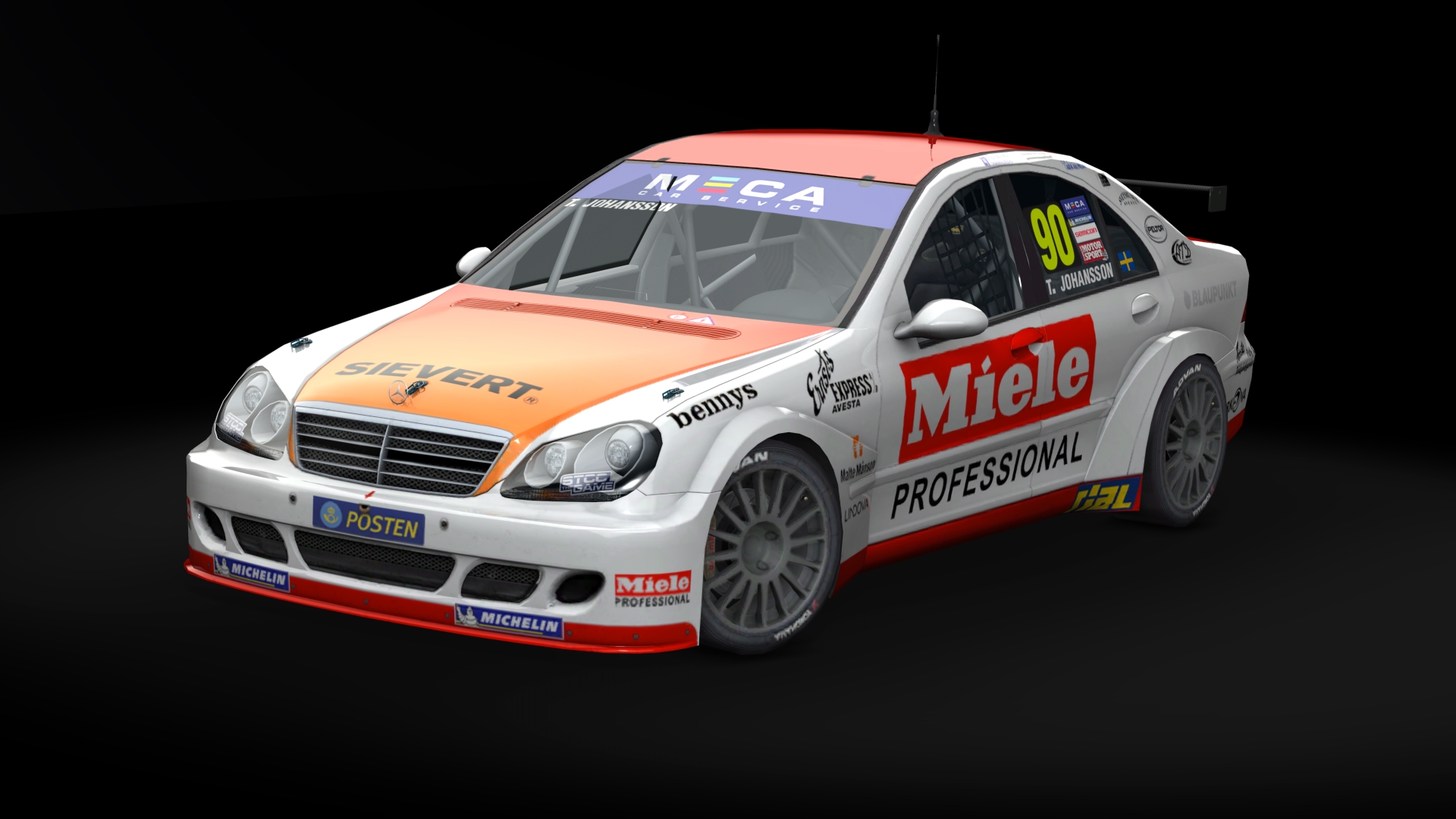 Mercedes-Benz C-Class CapyProduction, skin STCC 2008 Brovallen