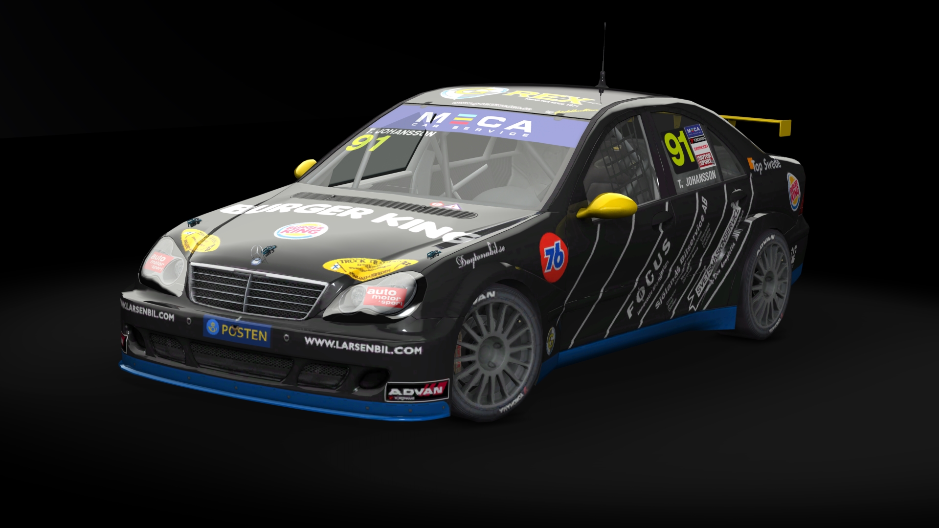 Mercedes-Benz C-Class CapyProduction, skin STCC 2009 GREX